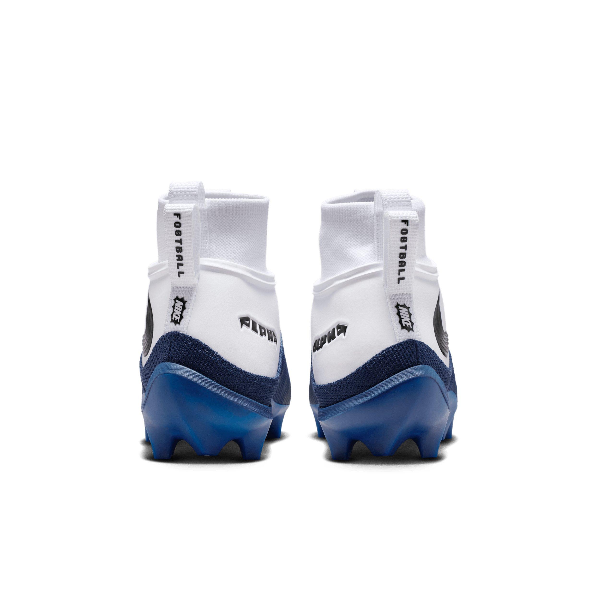 Nike Alpha Menace 5 Pro "Midnight Navy/Black/White" Men's Football Cleat - NAVY/BLACK/WHITE Thumbnail View 5