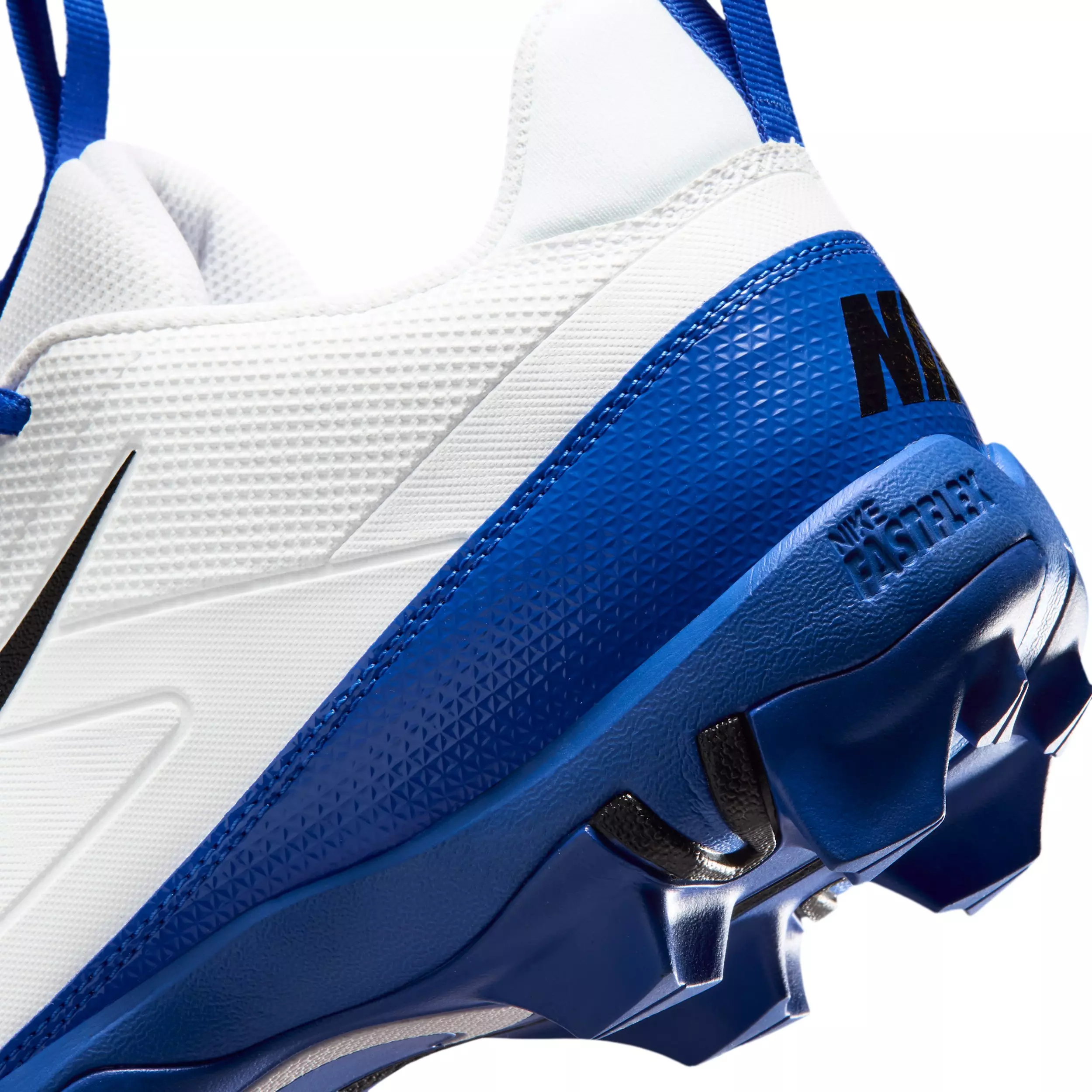 Nike Alpha Menace 4 Shark "White/Hyper Royal/Black" Men's Football Cleat - WHITE/ROYAL/BLACK