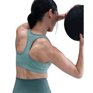 Nike Women's Swoosh Medium Support Padded Sports Bra -Green