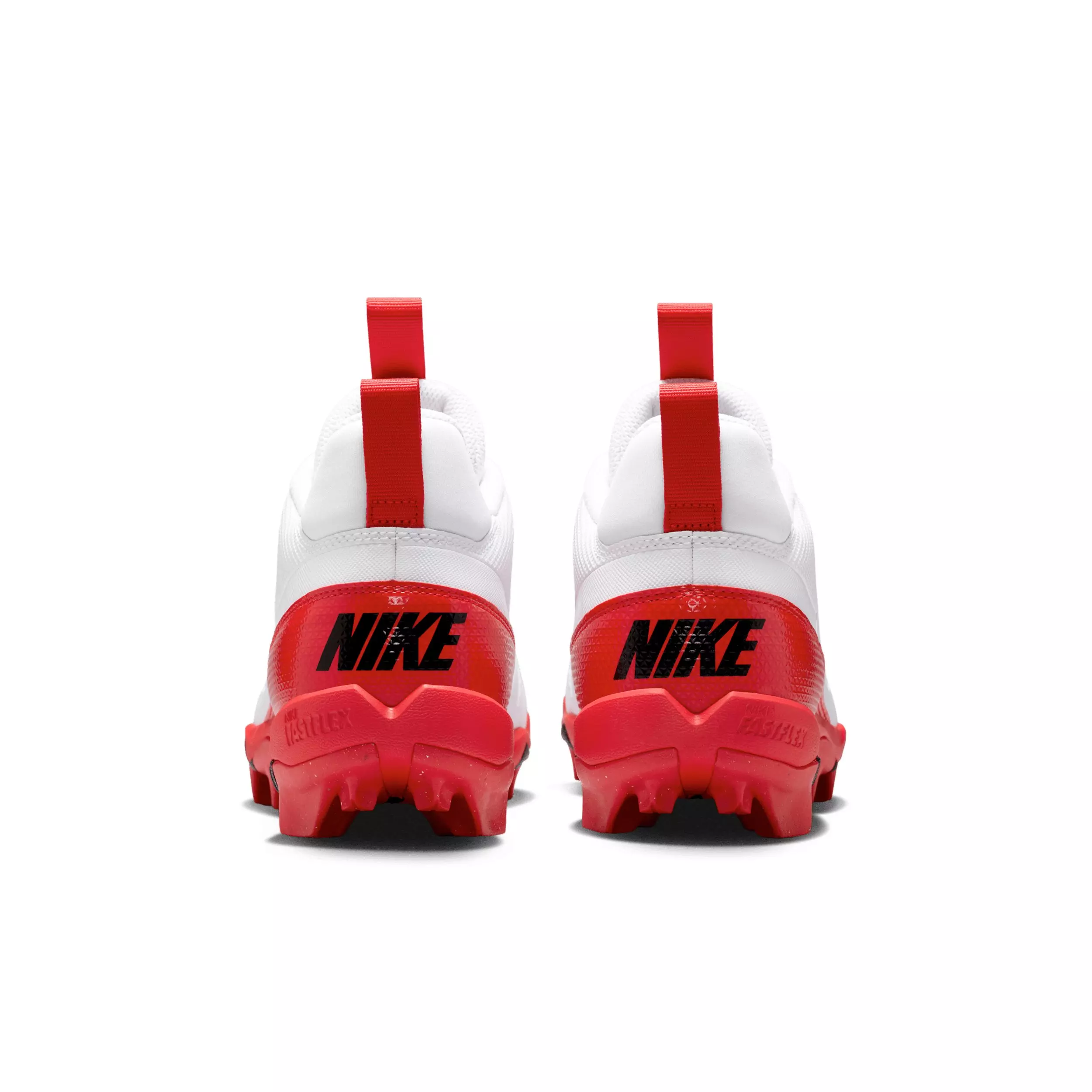 Nike Alpha Menace 4 Shark "White/University Red/Black" Men's Football Cleat - WHITE/RED/BLACK