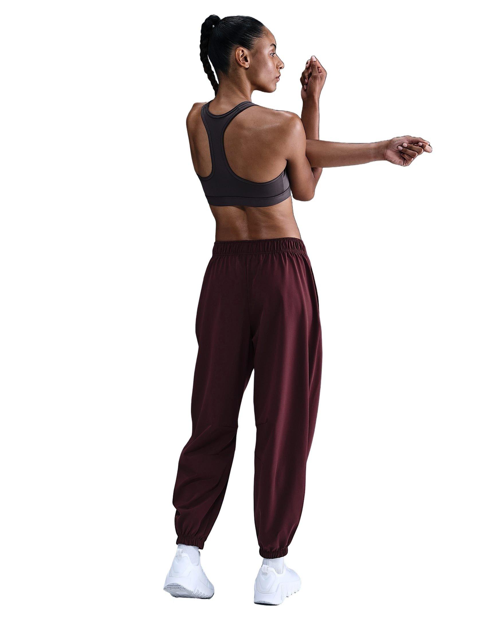 Nike Women's Swoosh Medium Support Padded Sports Bra -Grey - GREY Thumbnail View 5