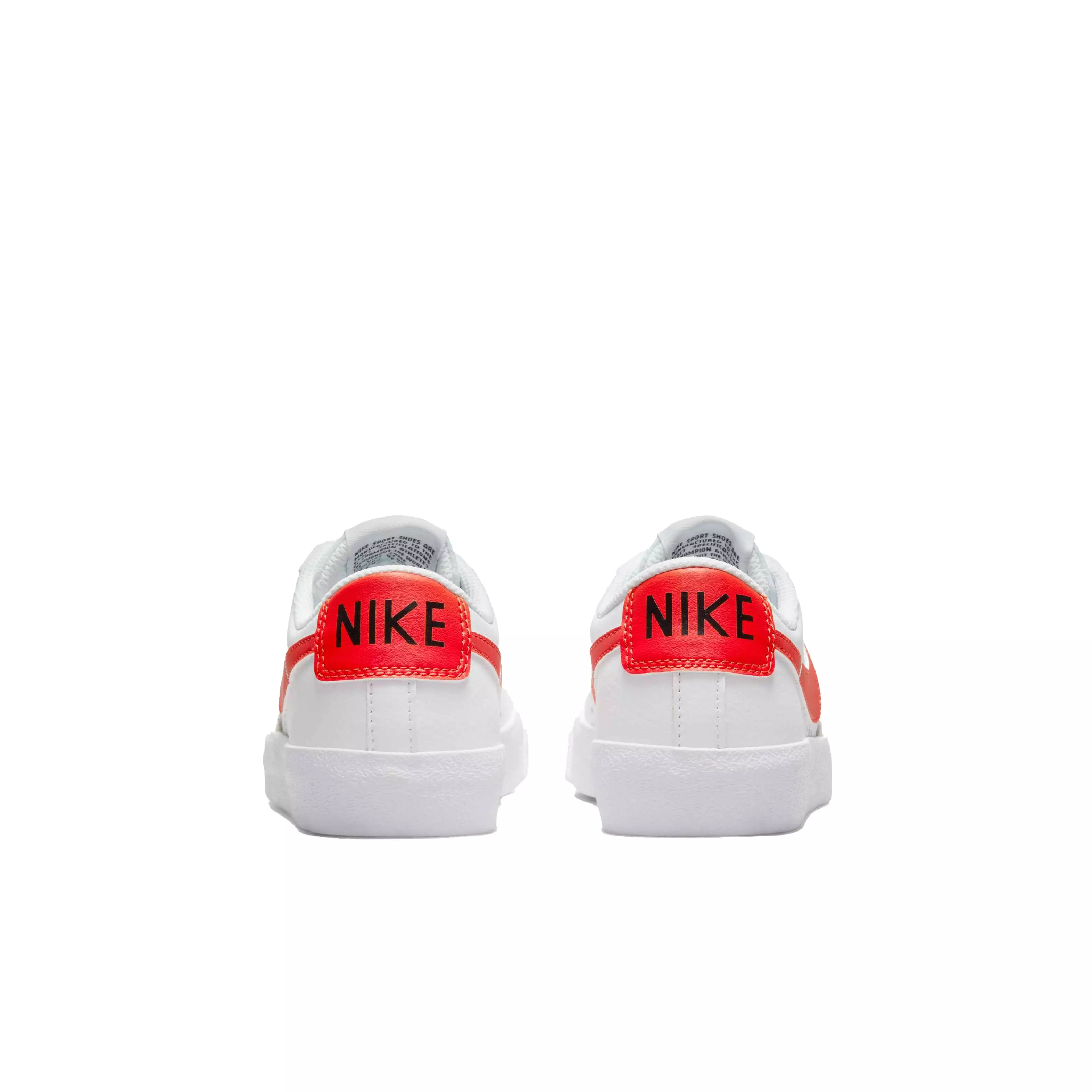 Nike Blazer Low '77 "White/Team Orange" Grade School Boys' Shoe - WHITE
