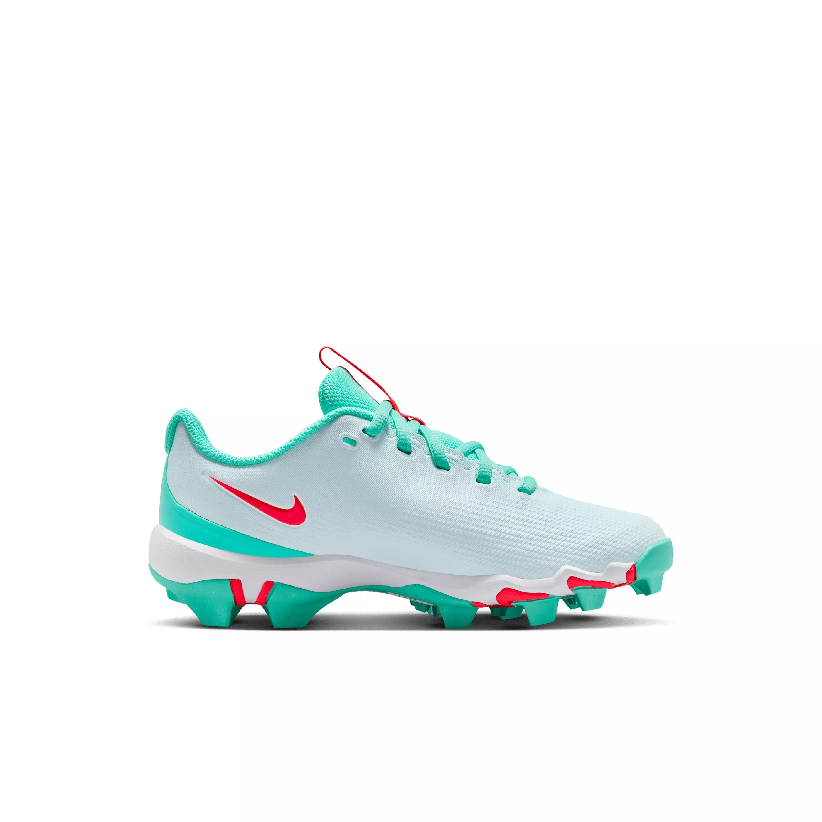 Nike Vapor Shark 3 "Glacier Blue/Bright Crimson/Turquoise/White" Preschool Boys' Football Cleat - BLUE/CRIMSON/TURQUOISE/WHITE
