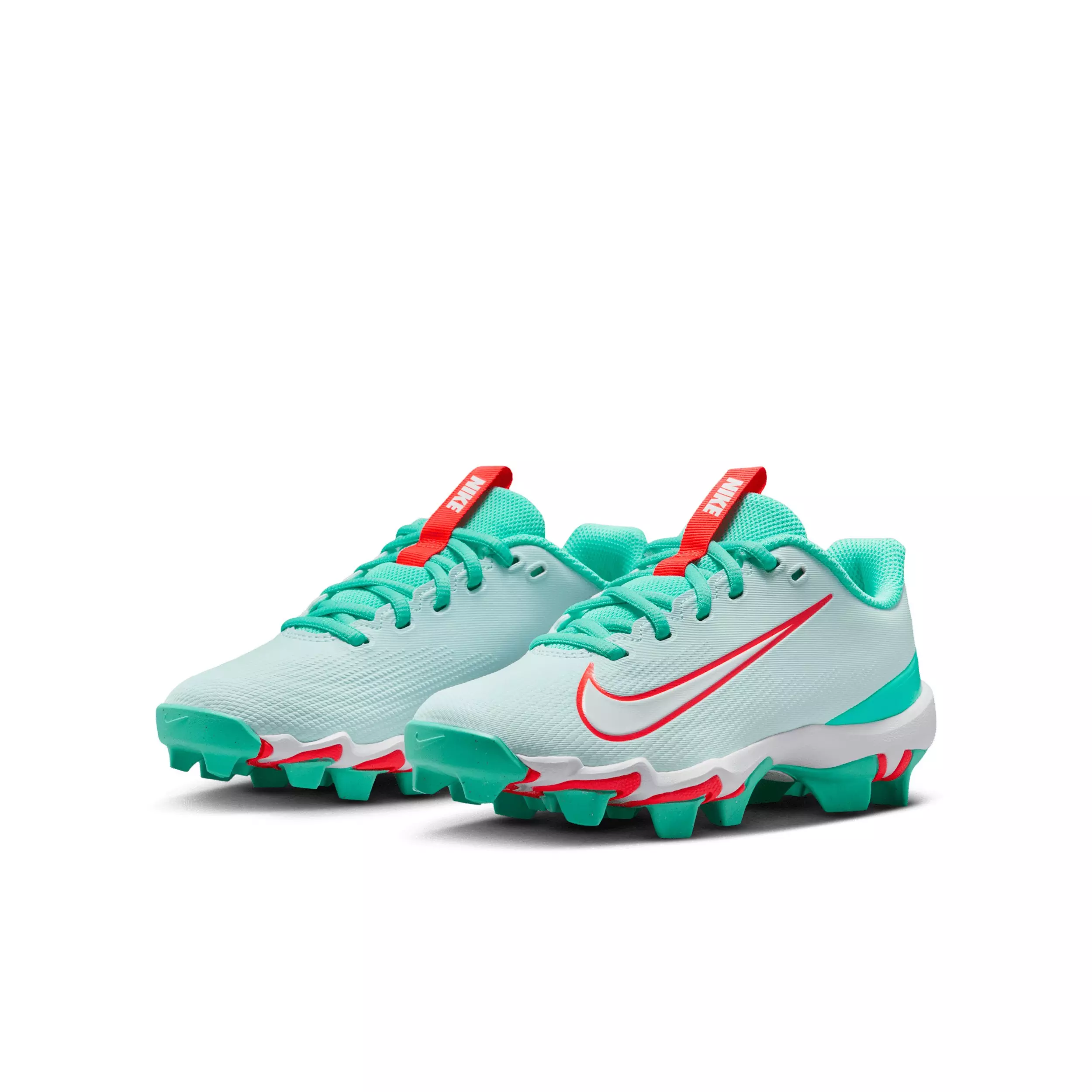 Nike Vapor Shark 3 "Glacier Blue/Bright Crimson/Turquoise/White" Preschool Boys' Football Cleat - BLUE/CRIMSON/TURQUOISE/WHITE
