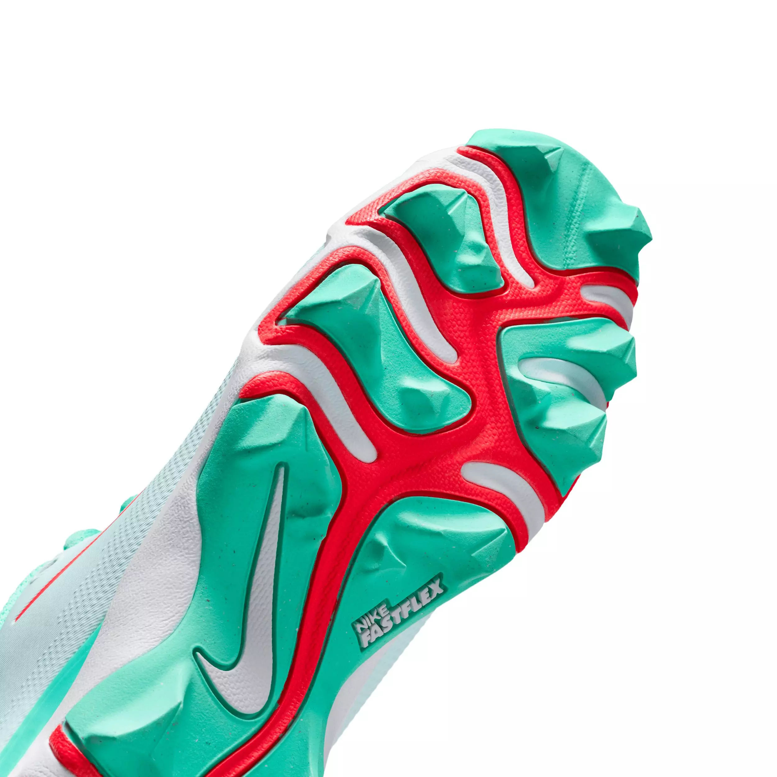 Nike Vapor Shark 3 "Glacier Blue/Bright Crimson/Turquoise/White" Preschool Boys' Football Cleat - BLUE/CRIMSON/TURQUOISE/WHITE