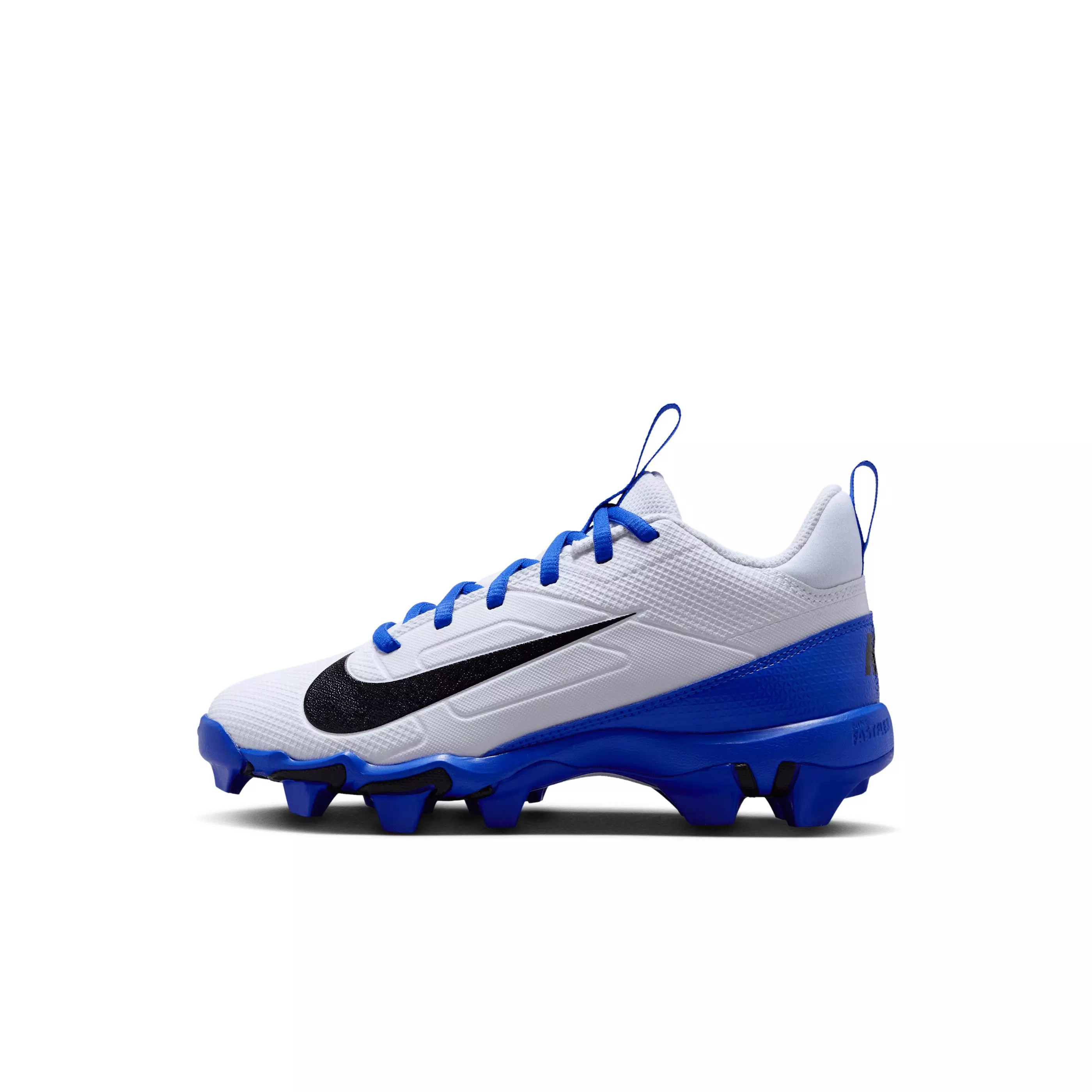 Nike Alpha Menace 4 Shark "White/Hyper Royal/Black" Preschool Boys' Football Cleat - WHITE/ROYAL/BLACK