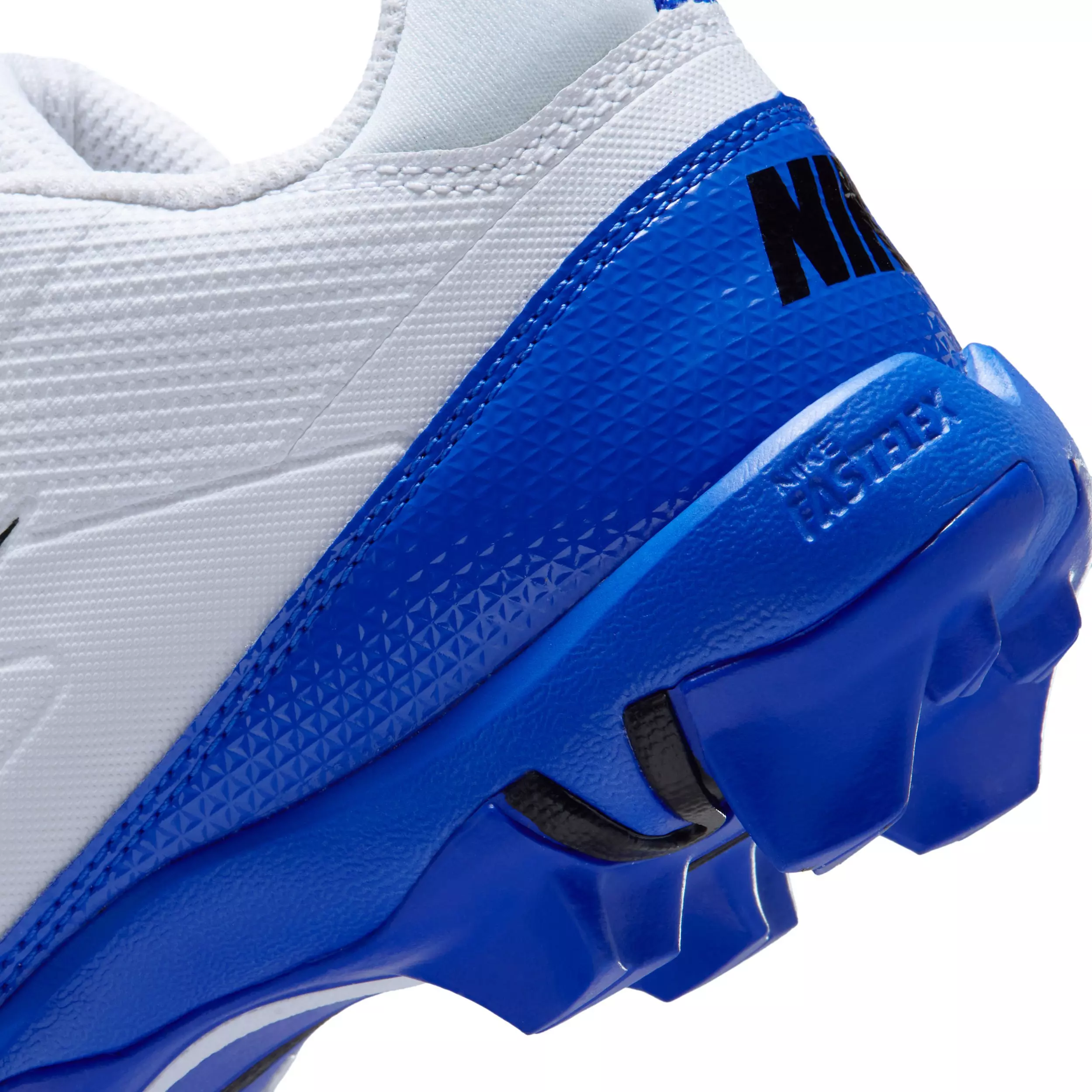 Nike Alpha Menace 4 Shark "White/Hyper Royal/Black" Preschool Boys' Football Cleat - WHITE/ROYAL/BLACK