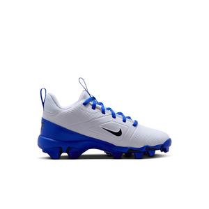 Nike Alpha Menace 4 Shark "White/Hyper Royal/Black" Preschool Boys' Football Cleat