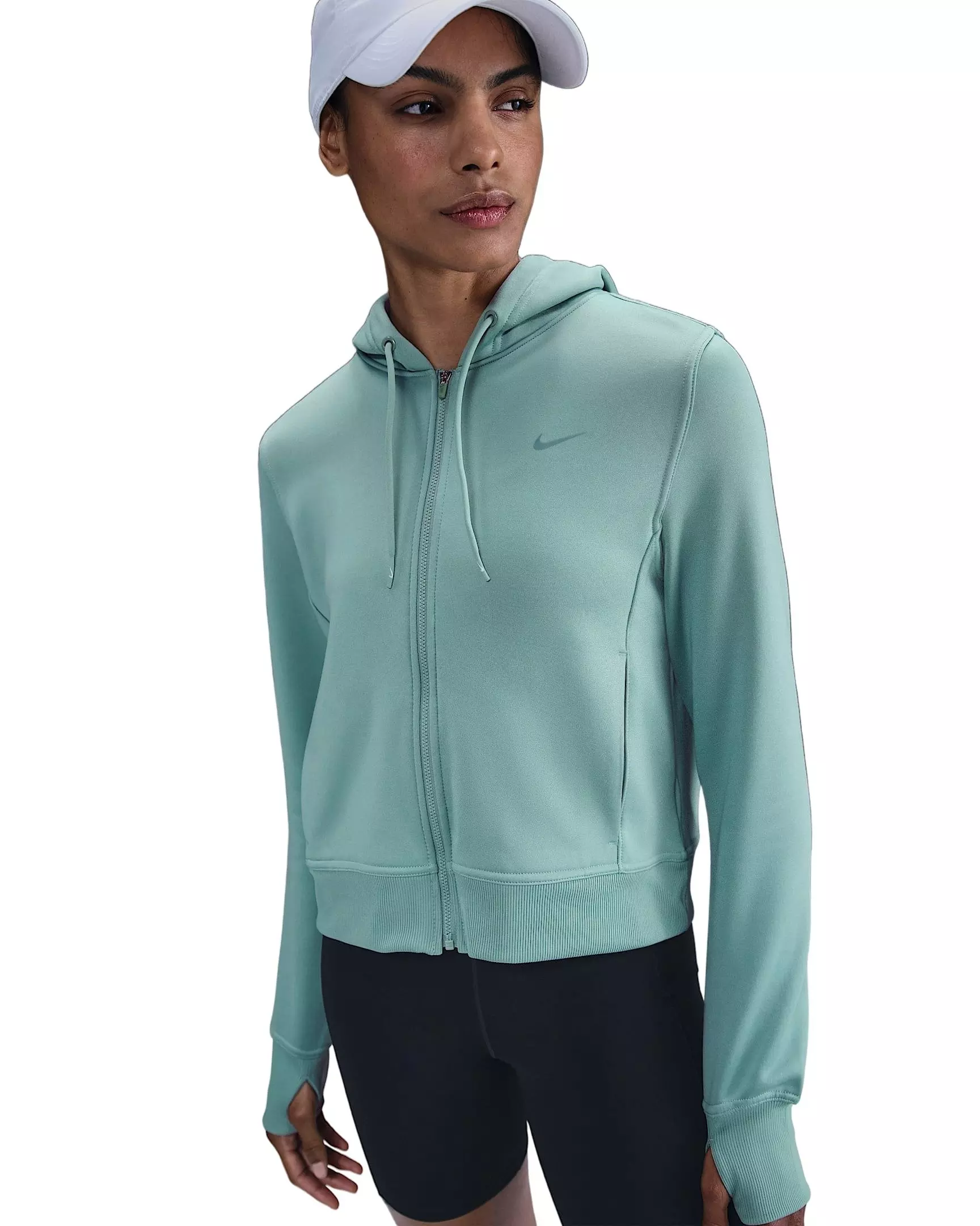 Nike Women's Therma-FIT One Full-Zip Jacket -Green - GREEN