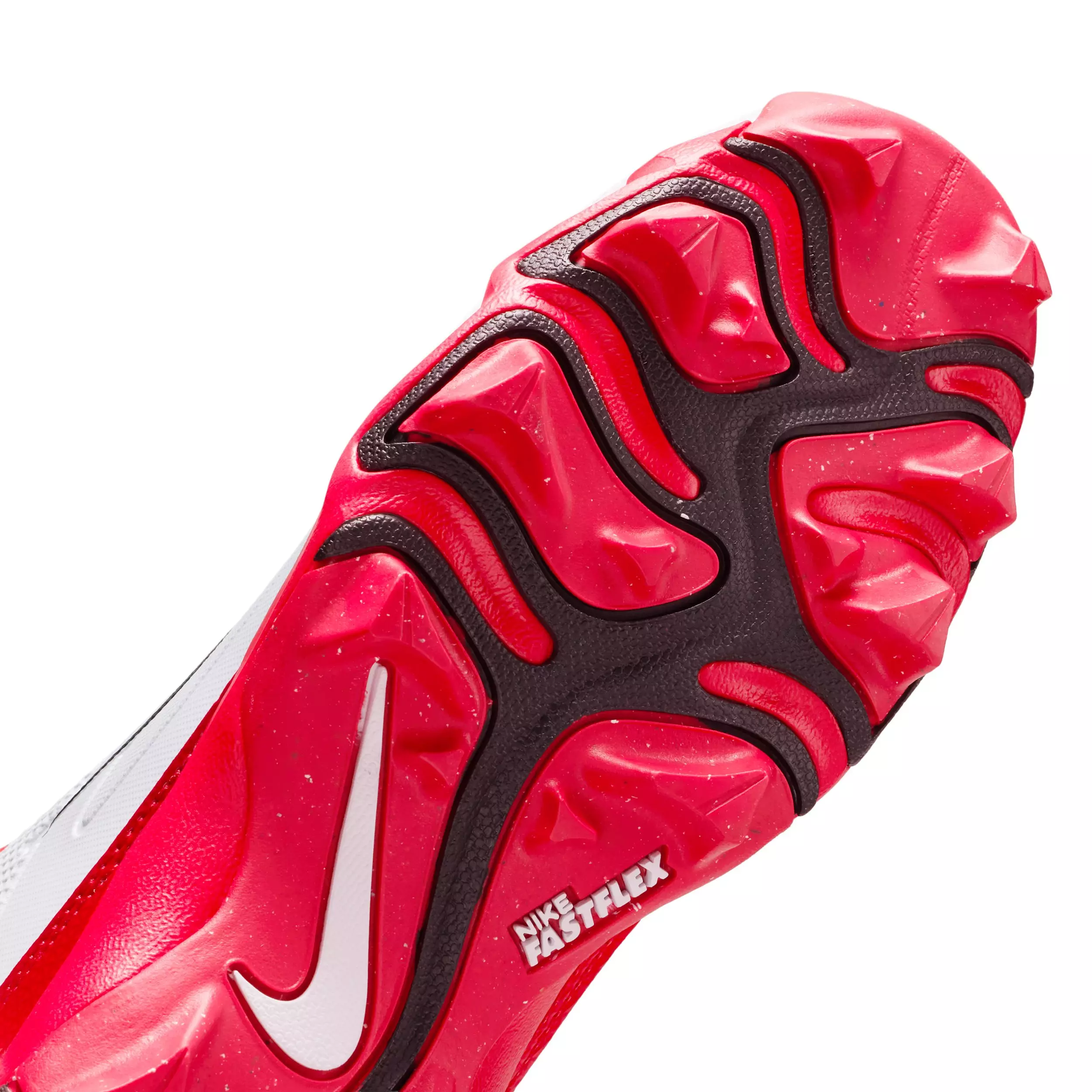 Nike Alpha Menace 4 Shark "White/University Red/Black" Preschool Boys' Football Cleat - WHITE/RED/BLACK