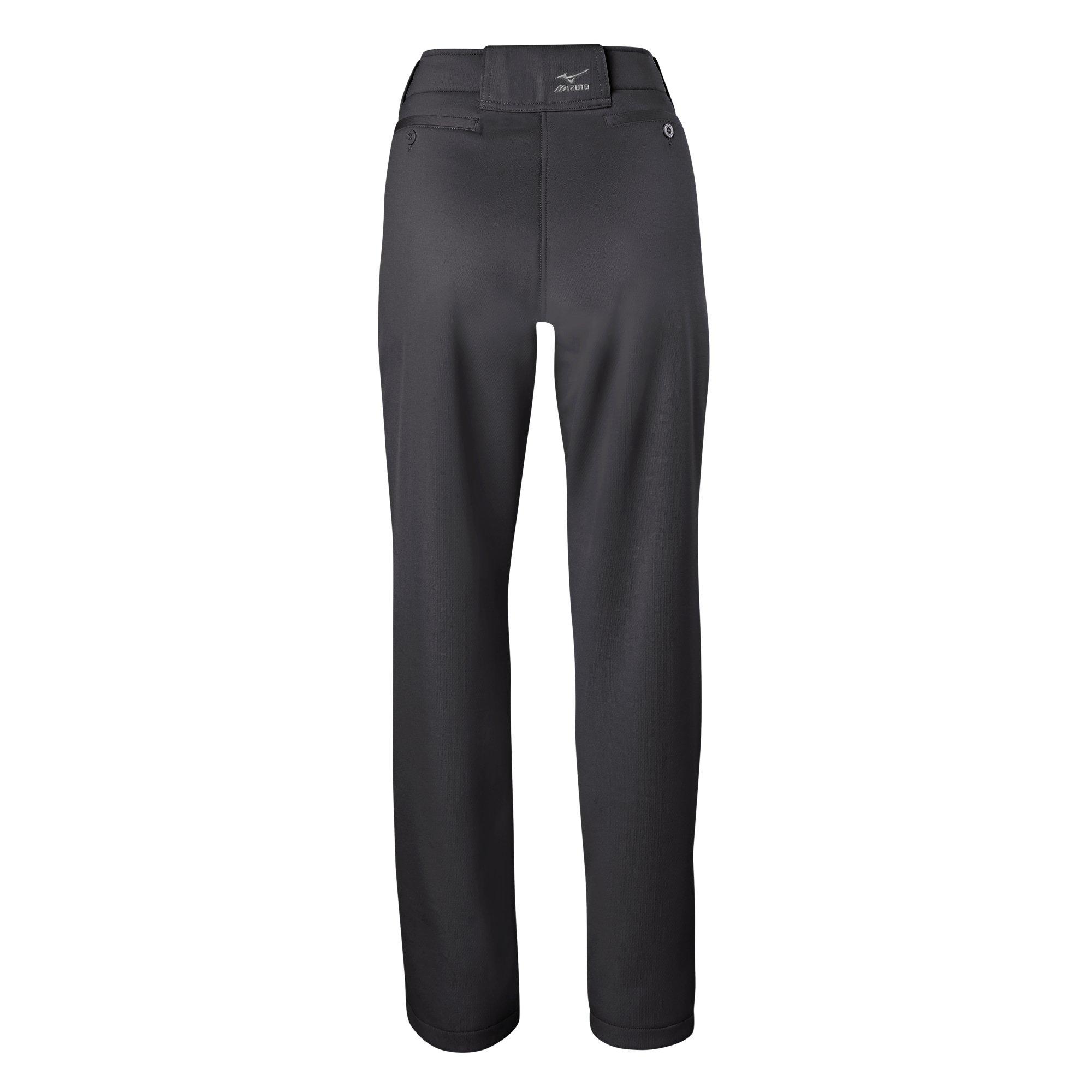 Mizuno Women's Full Length Softball Pant - CHARCOAL Thumbnail View 2