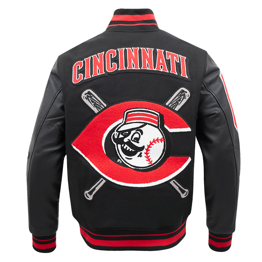 Pro Standard Men's MLB Cincinnati Reds Mashup Rib Wool Varsity