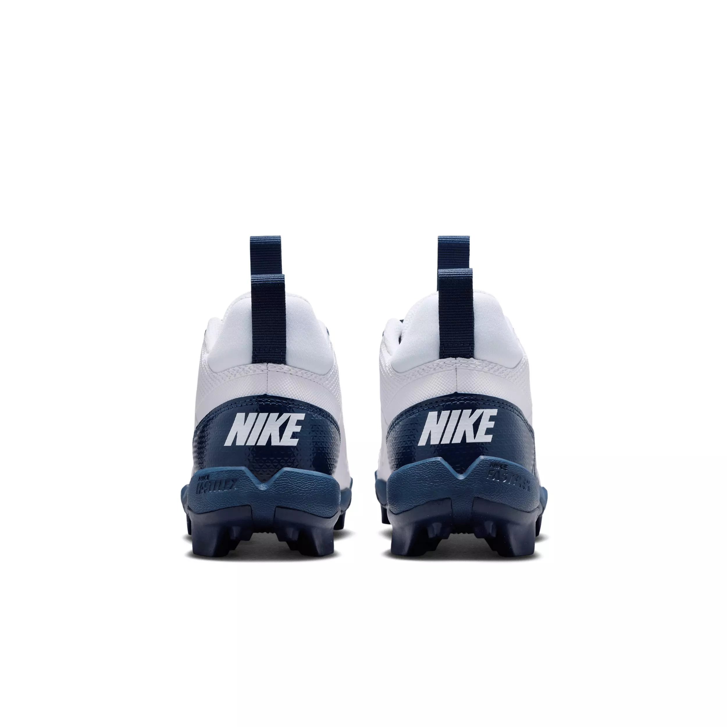 Nike Alpha Menace 4 Shark "White/Midnight Navy/Black" Preschool Boys' Football Cleat - WHITE/NAVY/BLACK