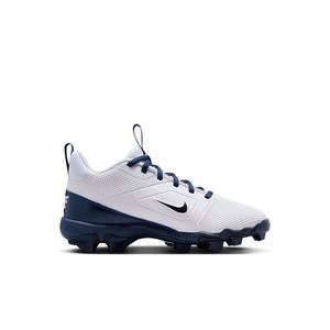 Nike Alpha Menace 4 Shark "White/Midnight Navy/Black" Preschool Boys' Football Cleat
