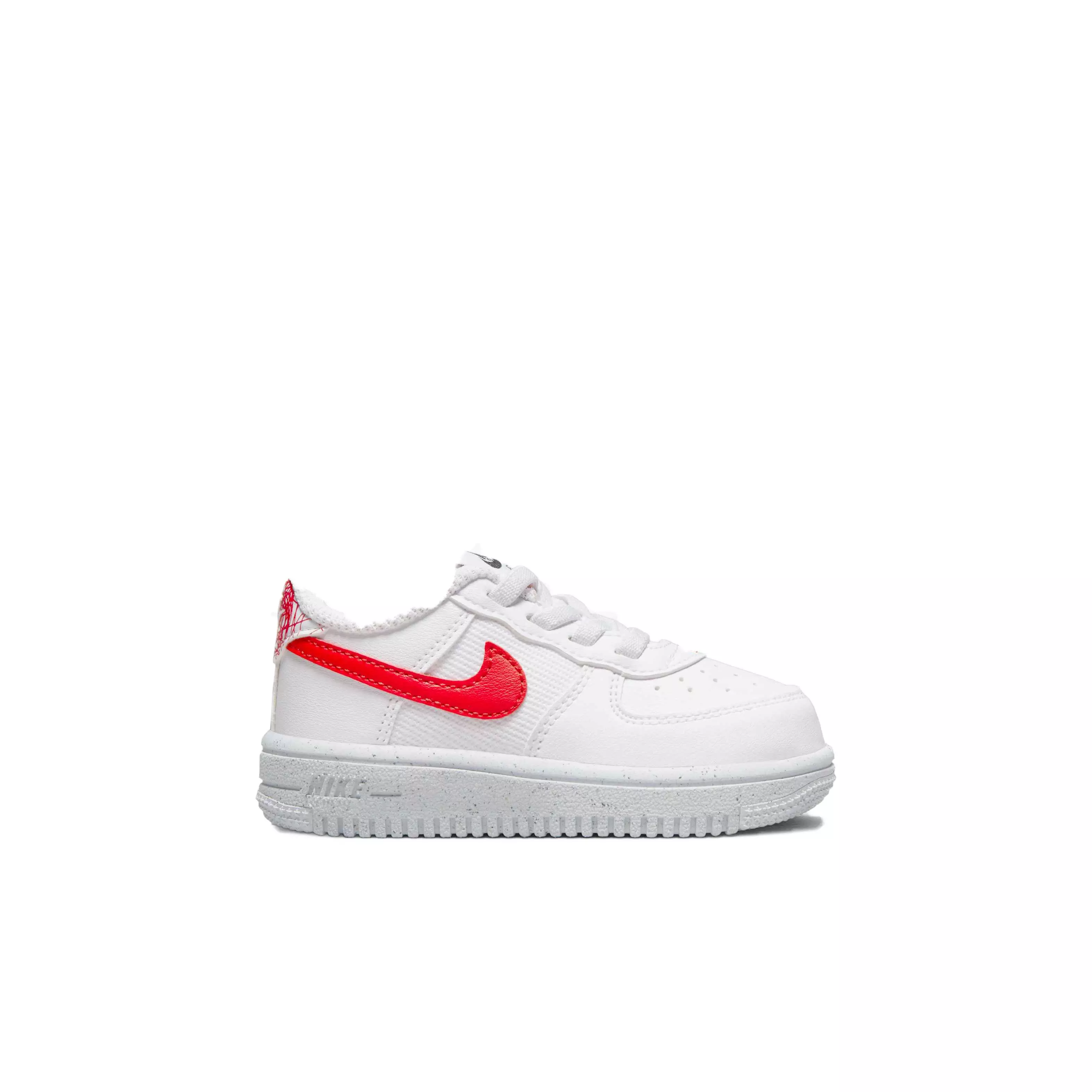 Nike Air Force 1 Crater Next Nature "White/Habanero Red" Toddler Boys' Shoe - WHITE