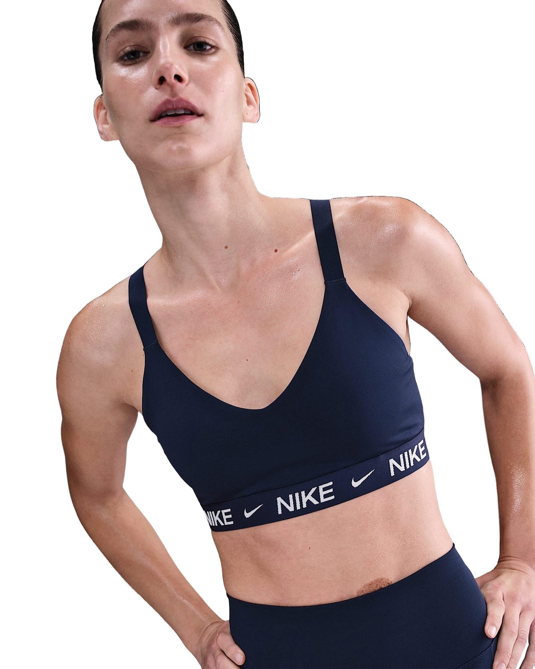 Nike Women's Indy Medium Support Padded Adjustable Sports Bra -Navy - NAVY Thumbnail View 1