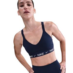 Nike Women's Indy Medium Support Padded Adjustable Sports Bra -Navy