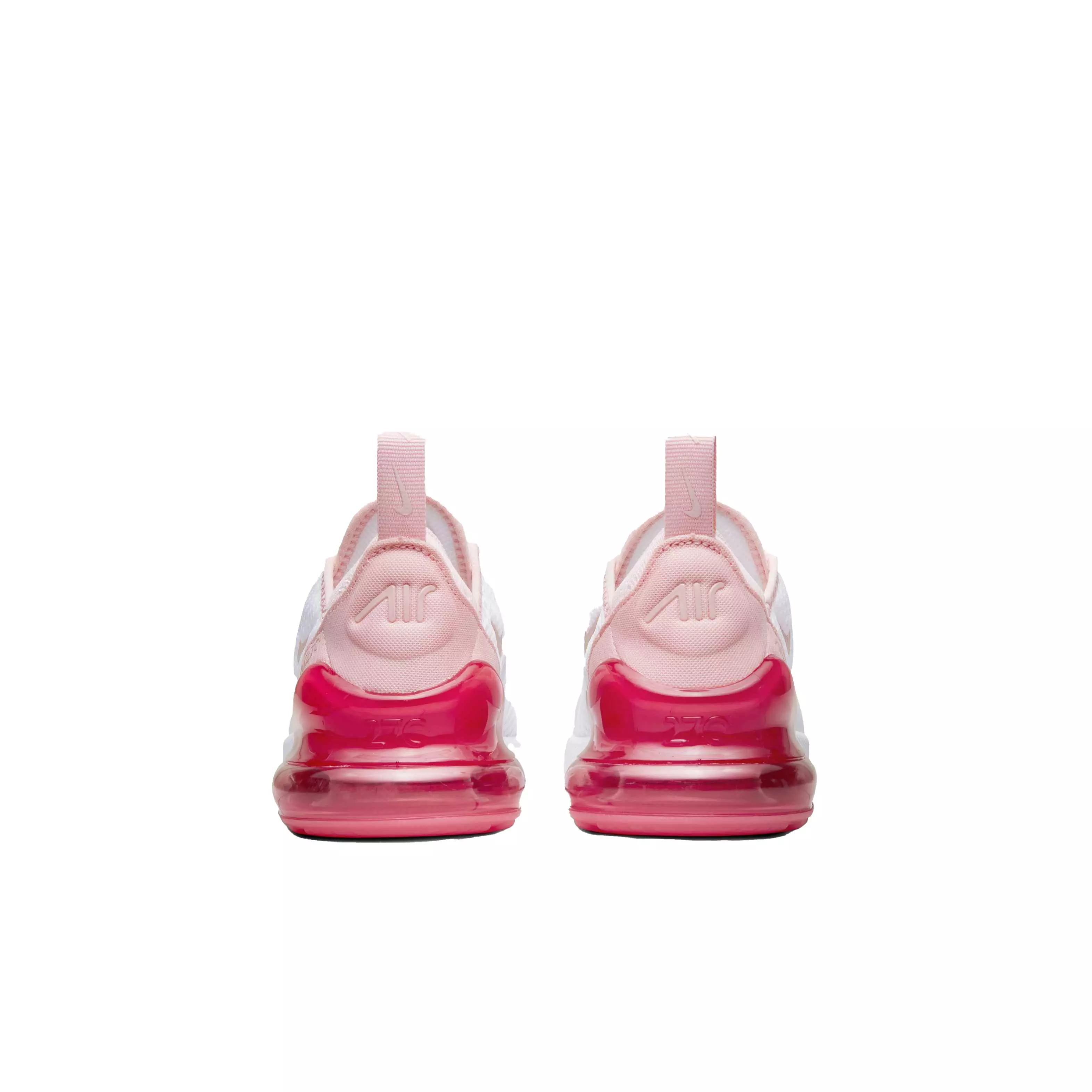 Nike Air Max 270 "White/Pink Glaze/Pink Salt" Preschool Boys' Shoe - WHITE