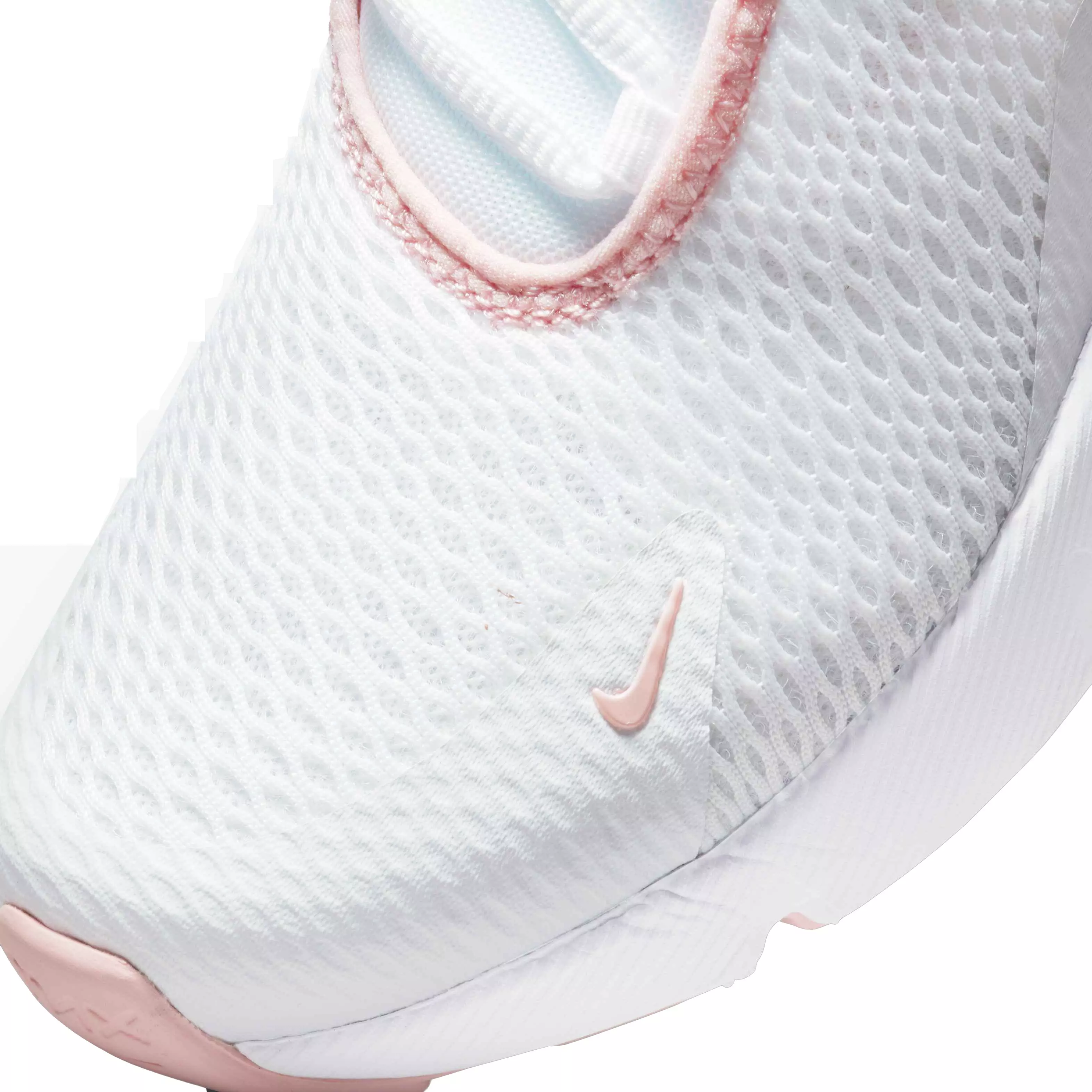 Nike Air Max 270 "White/Pink Glaze/Pink Salt" Preschool Boys' Shoe - WHITE
