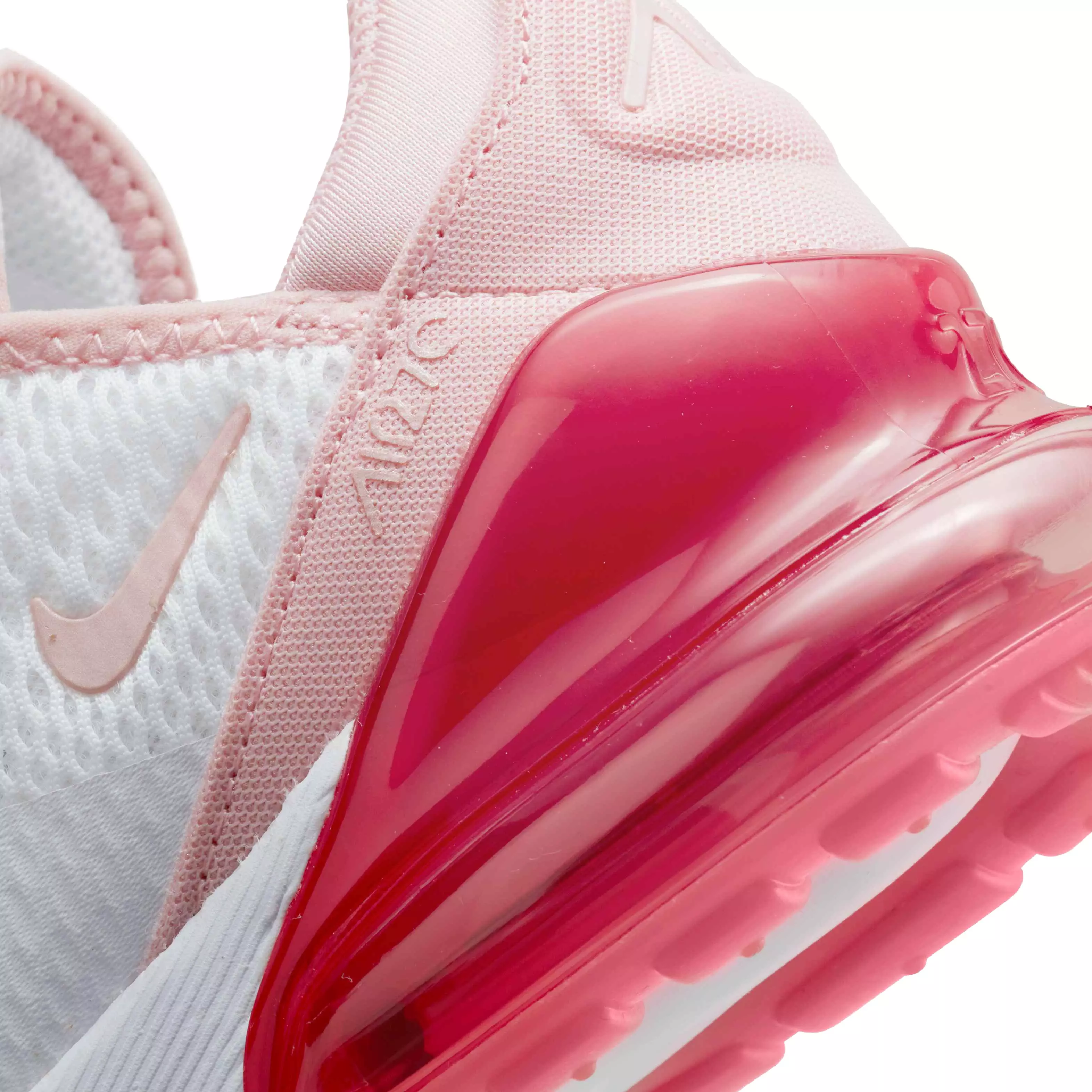 Nike Air Max 270 "White/Pink Glaze/Pink Salt" Preschool Boys' Shoe - WHITE