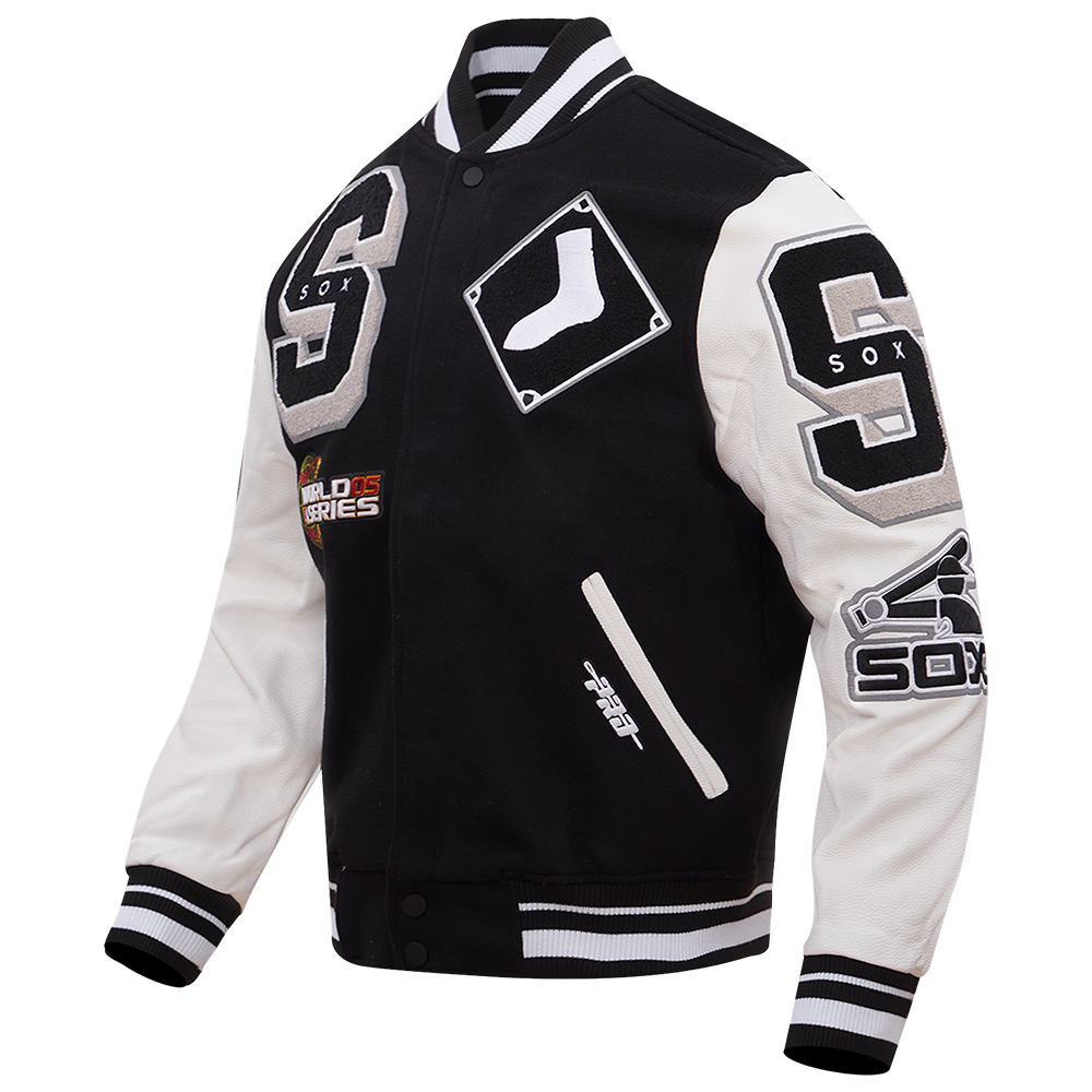 Pro Standard Men's MLB Chicago White Sox Mashup Rib Wool Varsity