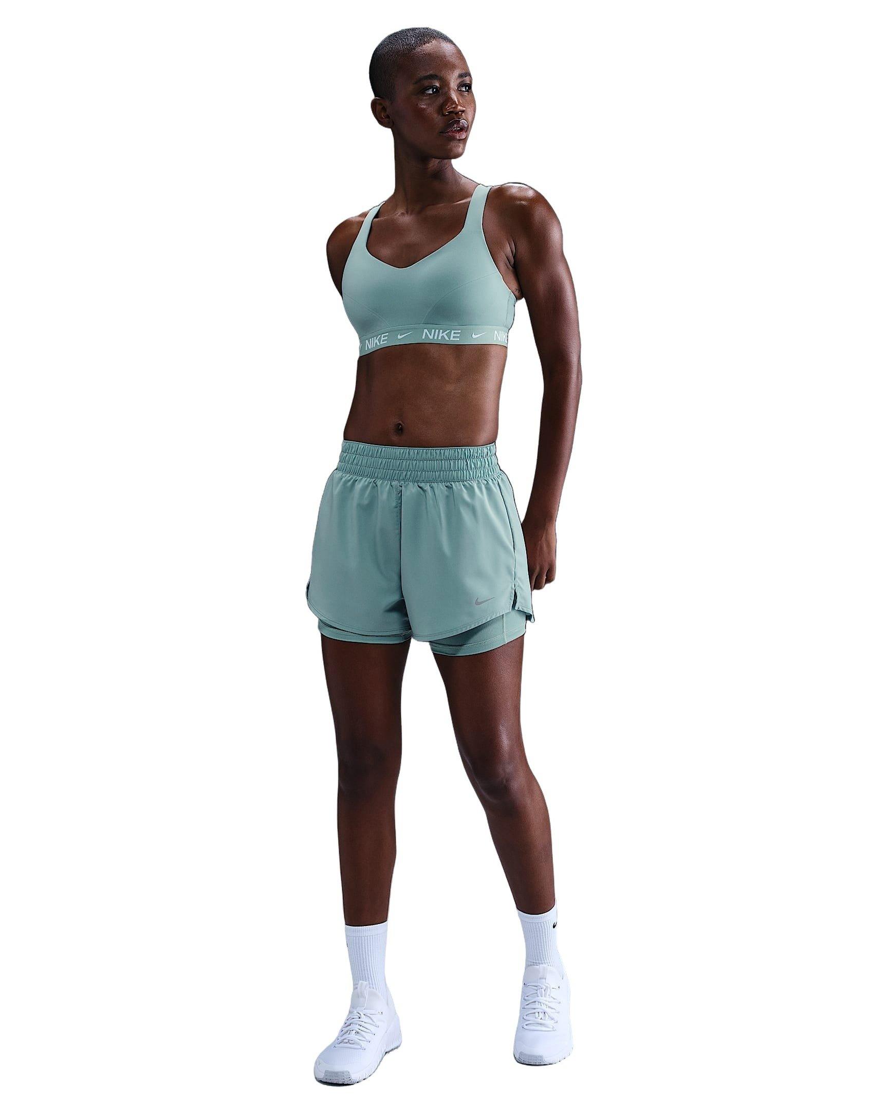 Nike Women's Indy High Support Padded Adjustable Sports Bra -Green - GREEN Thumbnail View 4