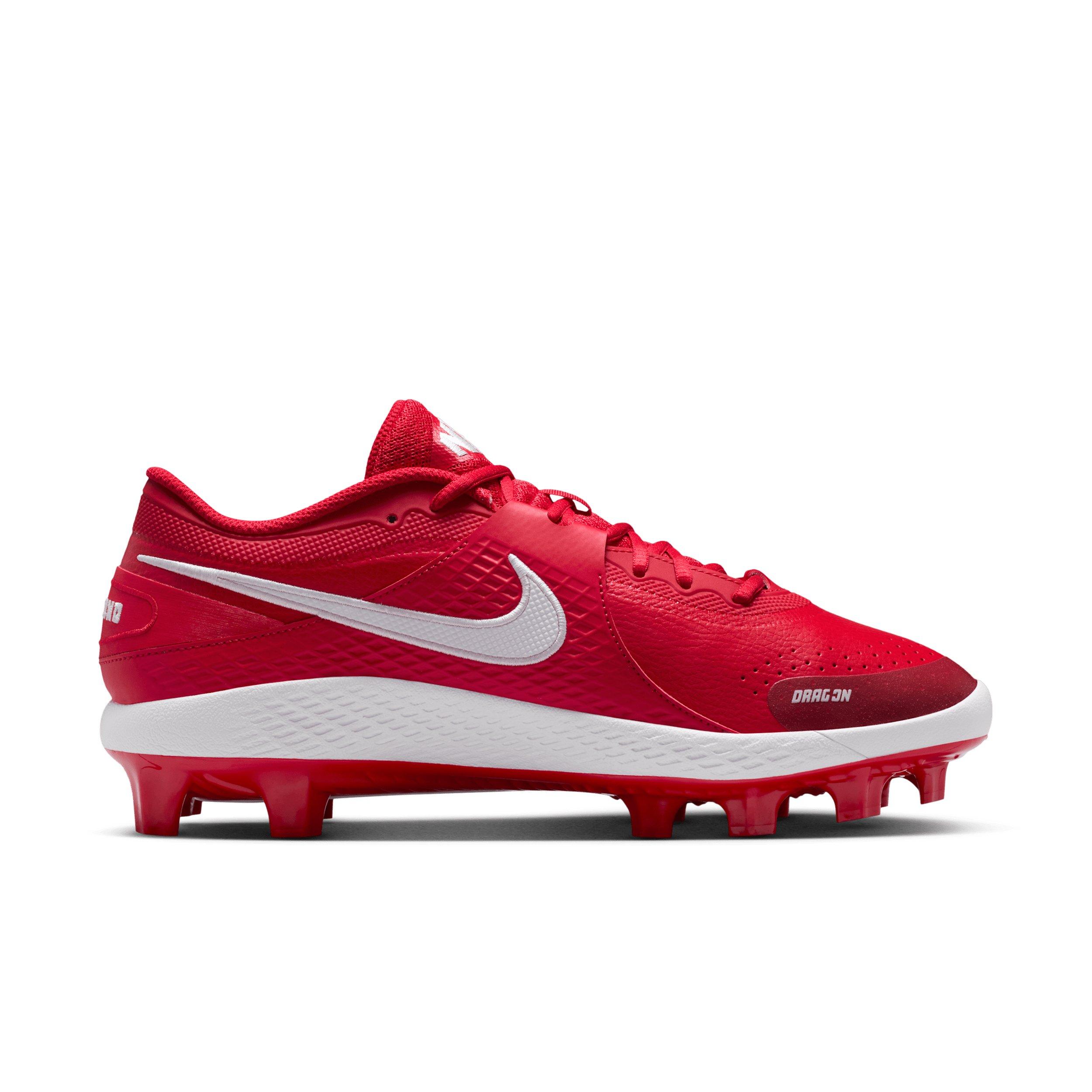 Nike Diamond Gamer MCS "University Red/White" Men's Baseball Cleat - RED/WHITE Thumbnail View 1
