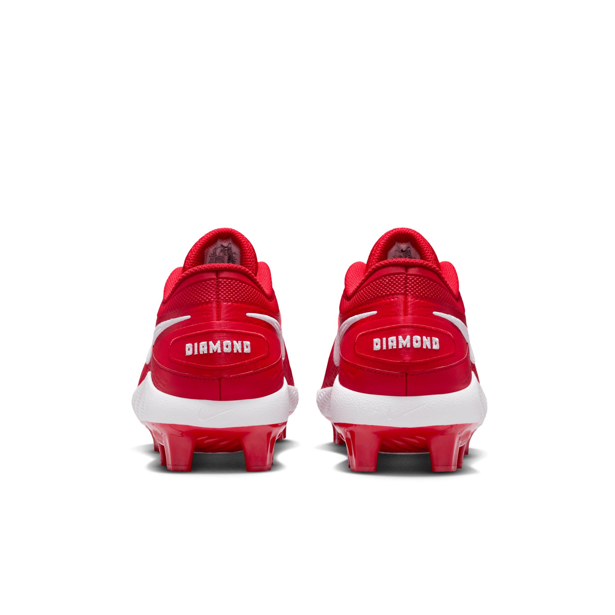 Nike Diamond Gamer MCS "University Red/White" Men's Baseball Cleat - RED/WHITE Thumbnail View 5