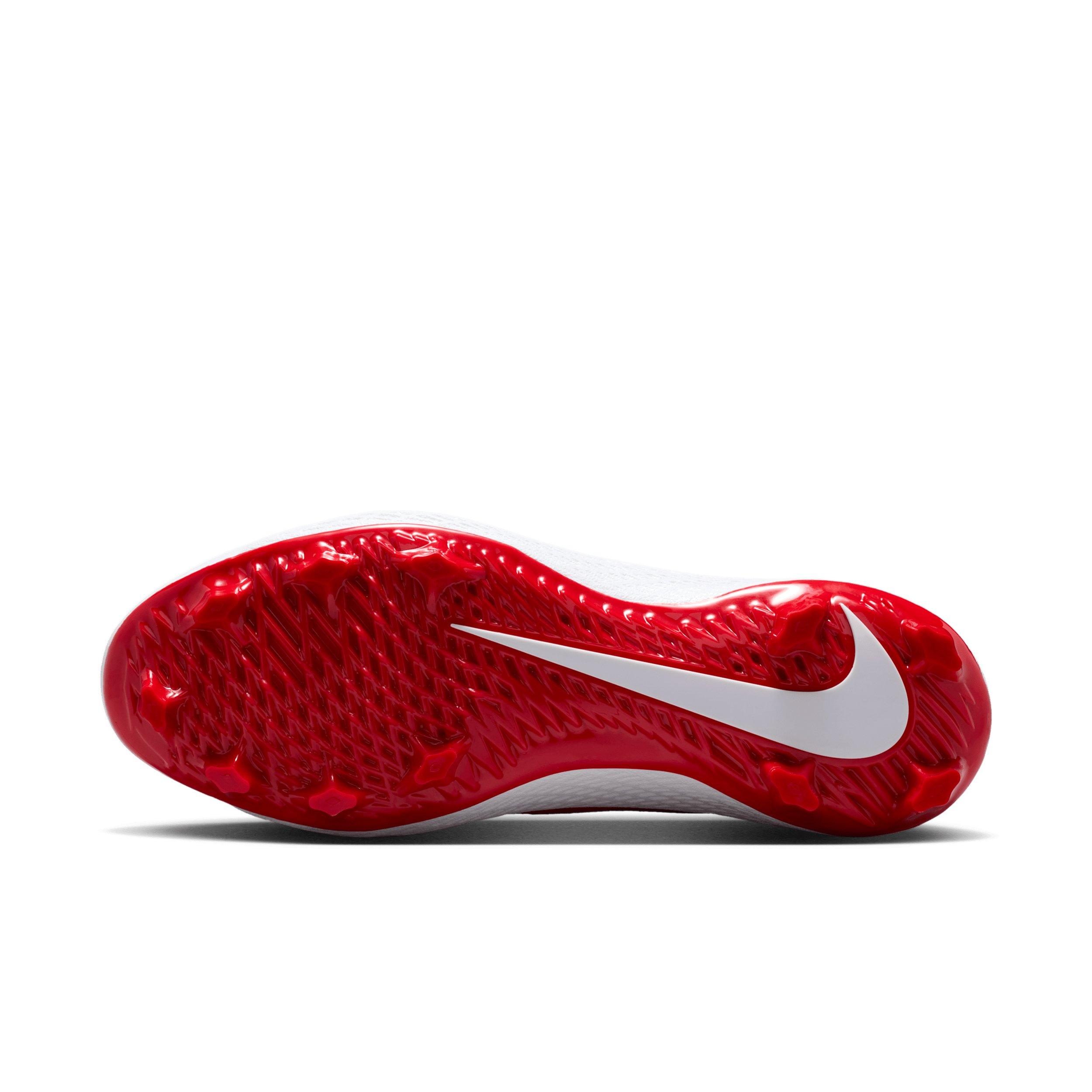 Nike Diamond Gamer MCS "University Red/White" Men's Baseball Cleat - RED/WHITE Thumbnail View 6