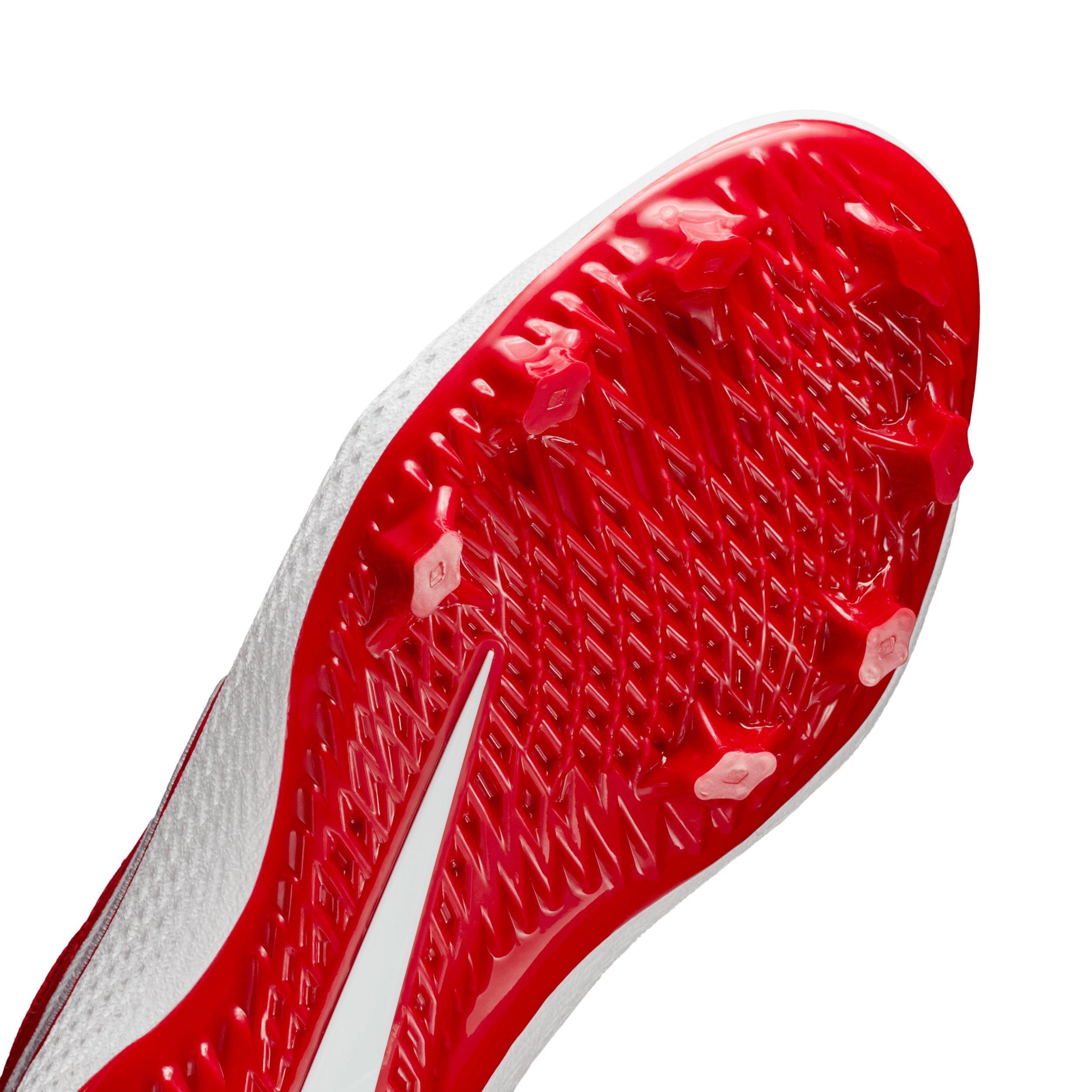 Nike Diamond Gamer MCS "University Red/White" Men's Baseball Cleat - RED/WHITE Thumbnail View 7