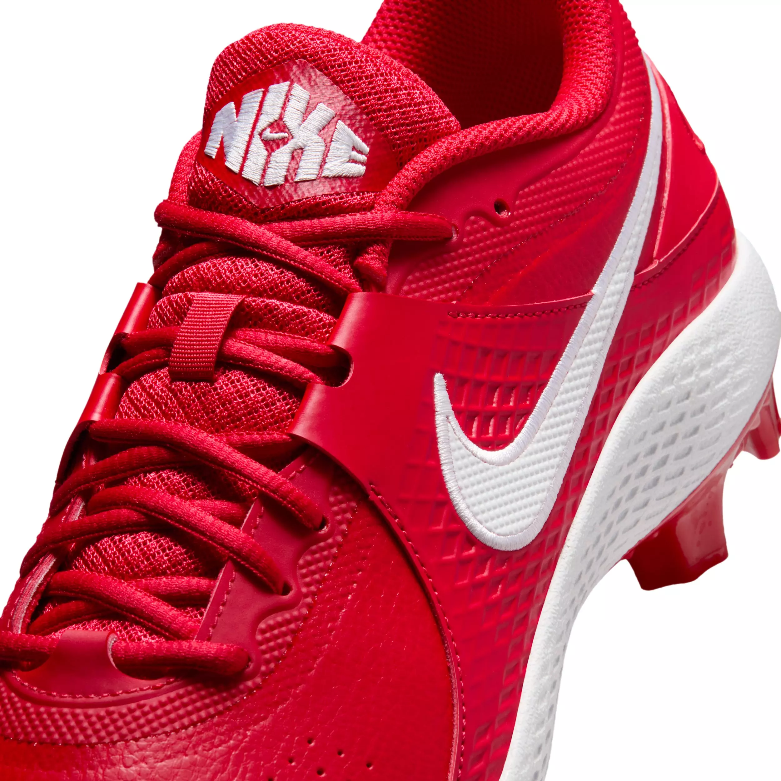 Nike Diamond Gamer MCS "University Red/White" Men's Baseball Cleat - RED/WHITE