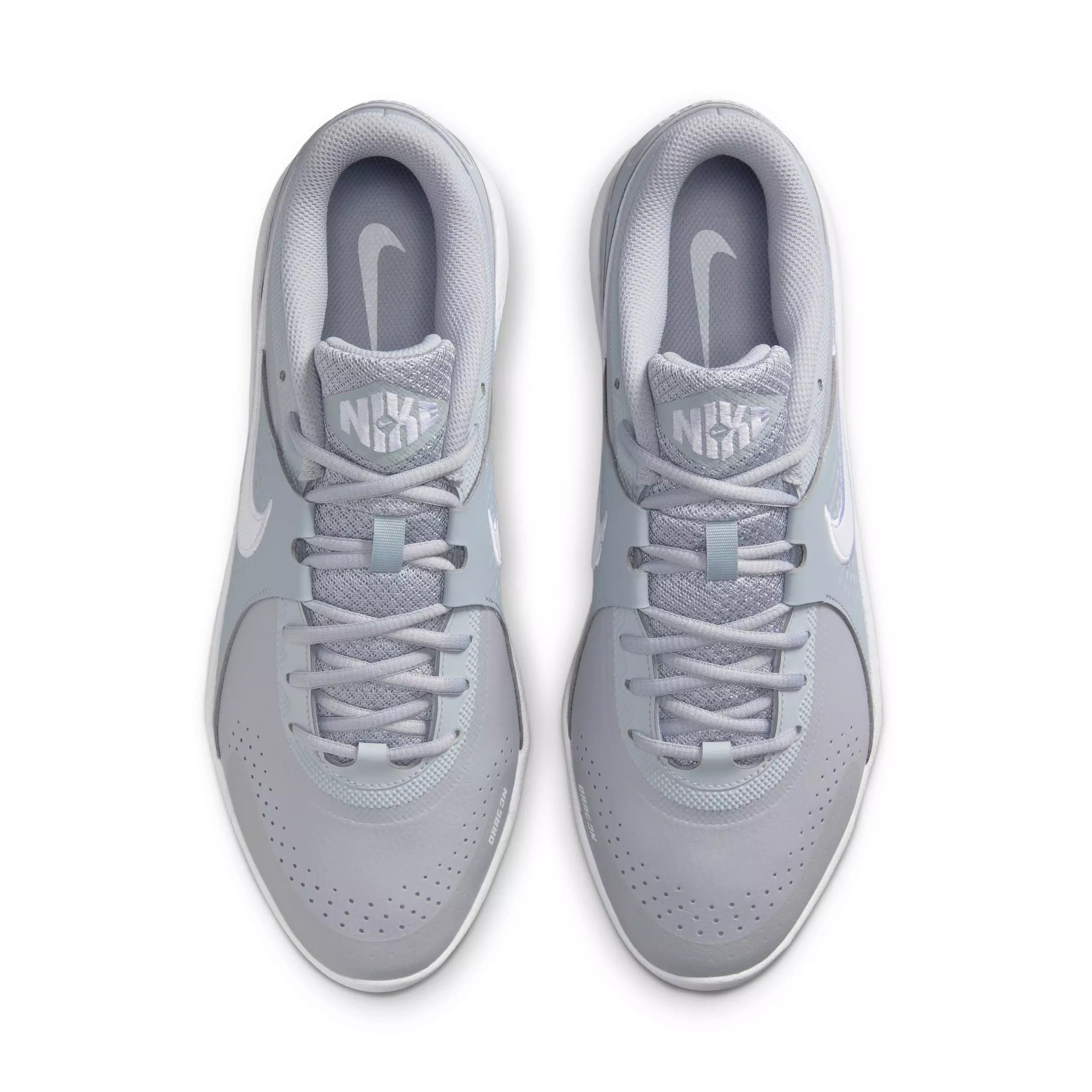 Nike Diamond Gamer MTL "Wolf Grey/White" Men's Baseball Cleat - GREY/WHITE