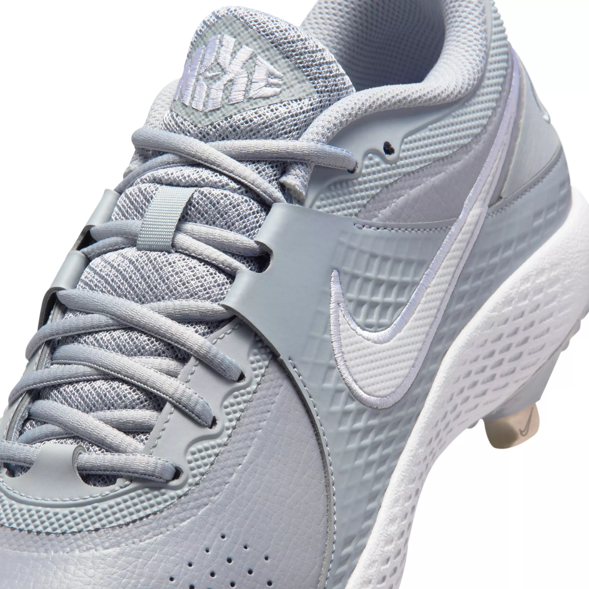 Nike Diamond Gamer MTL "Wolf Grey/White" Men's Baseball Cleat - GREY/WHITE