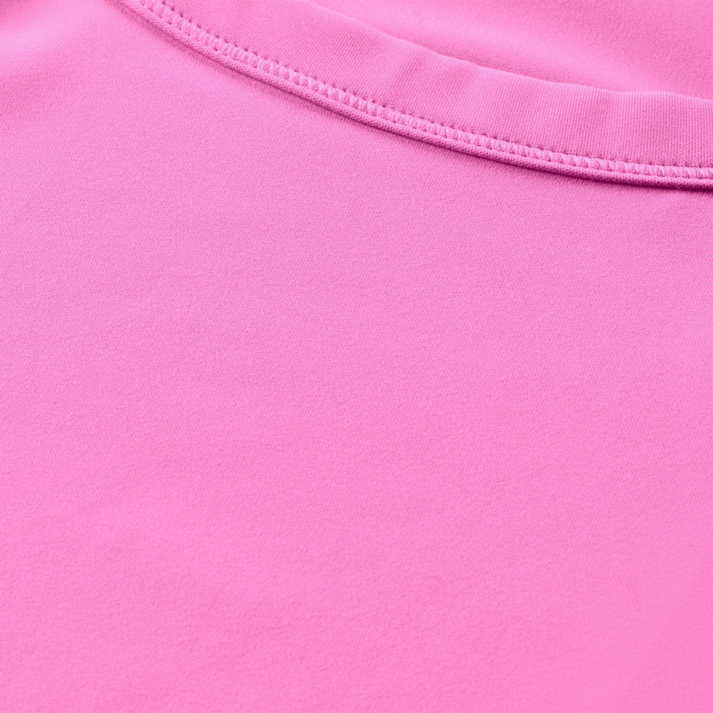 Nike Women's One Fitted Dri-FIT Cropped Tank Top -Pink - PINK Thumbnail View 7