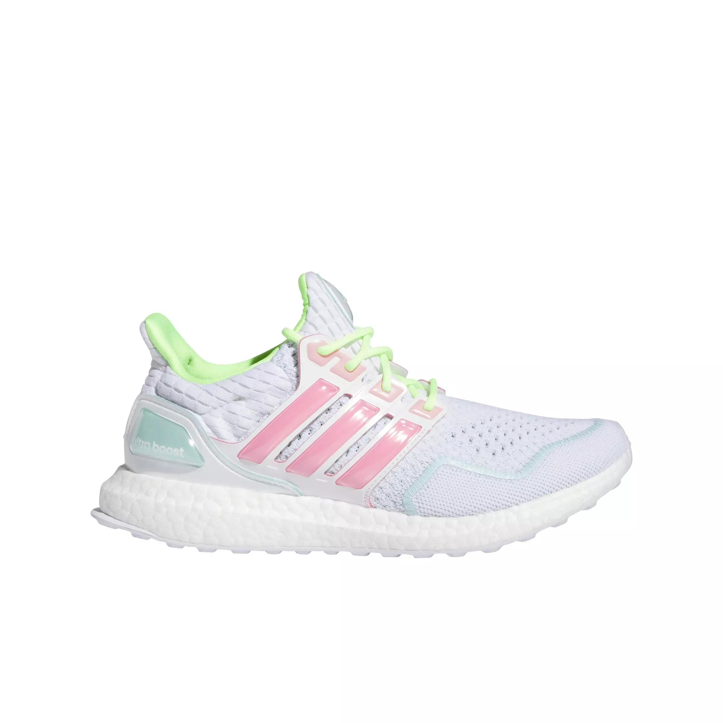 adidas Ultraboost 1.0 "Ftwr White/Bliss Pink/Lucid Lemon" Women's Running Shoe - WHITE/PINK/LEMON