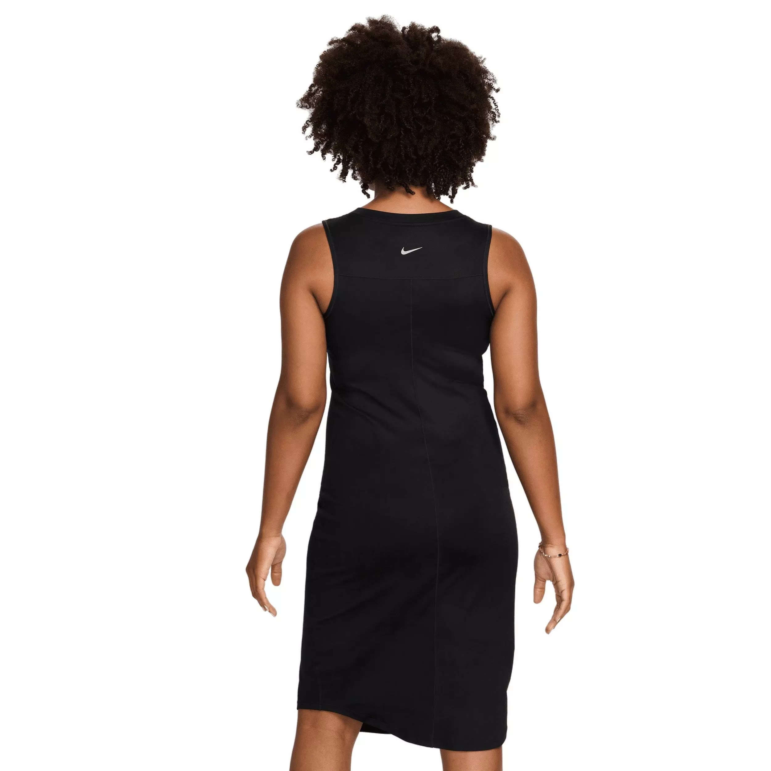Nike Women's Dri-FIT Slim-Fit Knit Maternity Dress -Black - BLACK