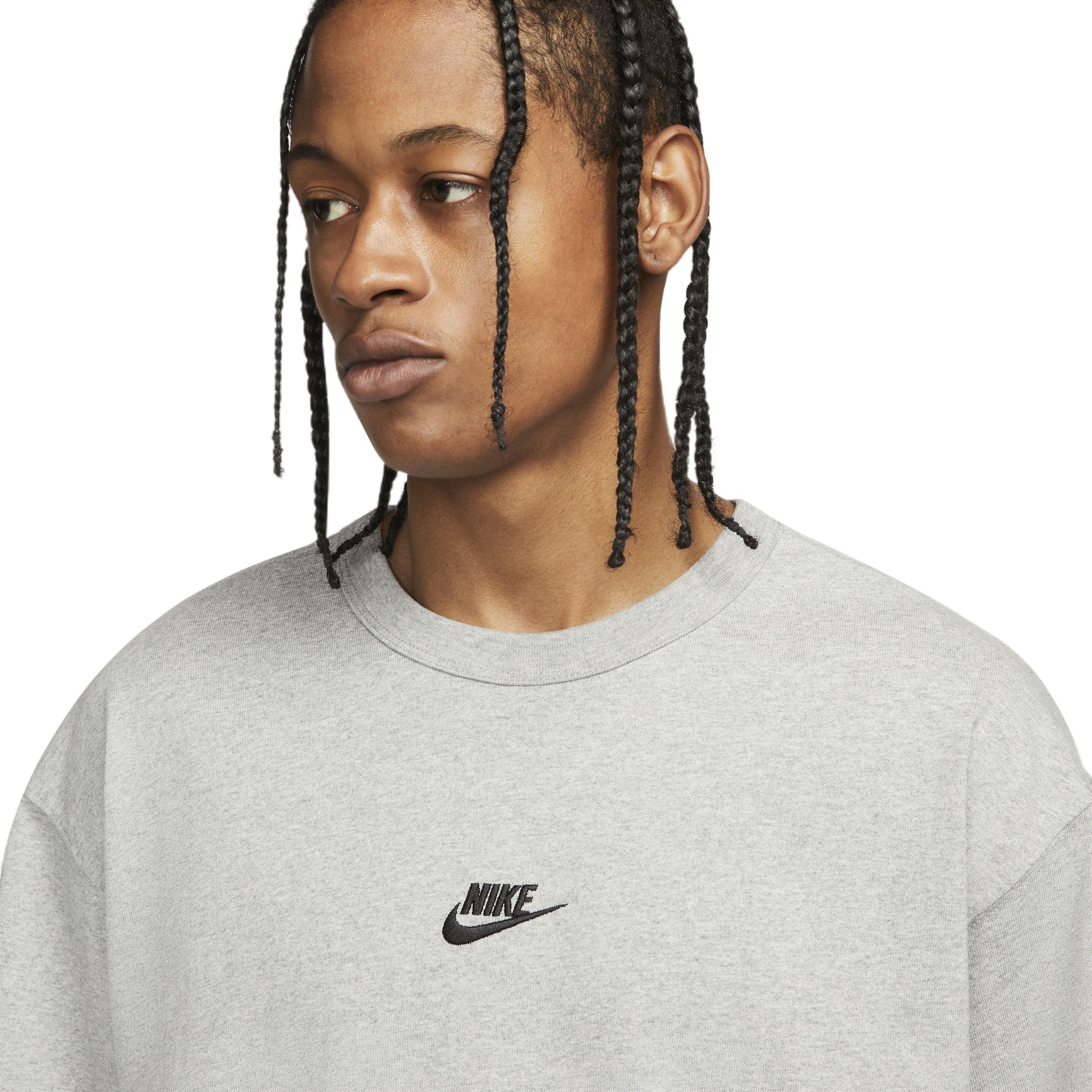 Nike Men's Sportswear Premium Essential Tee-Grey - GREY Thumbnail View 3