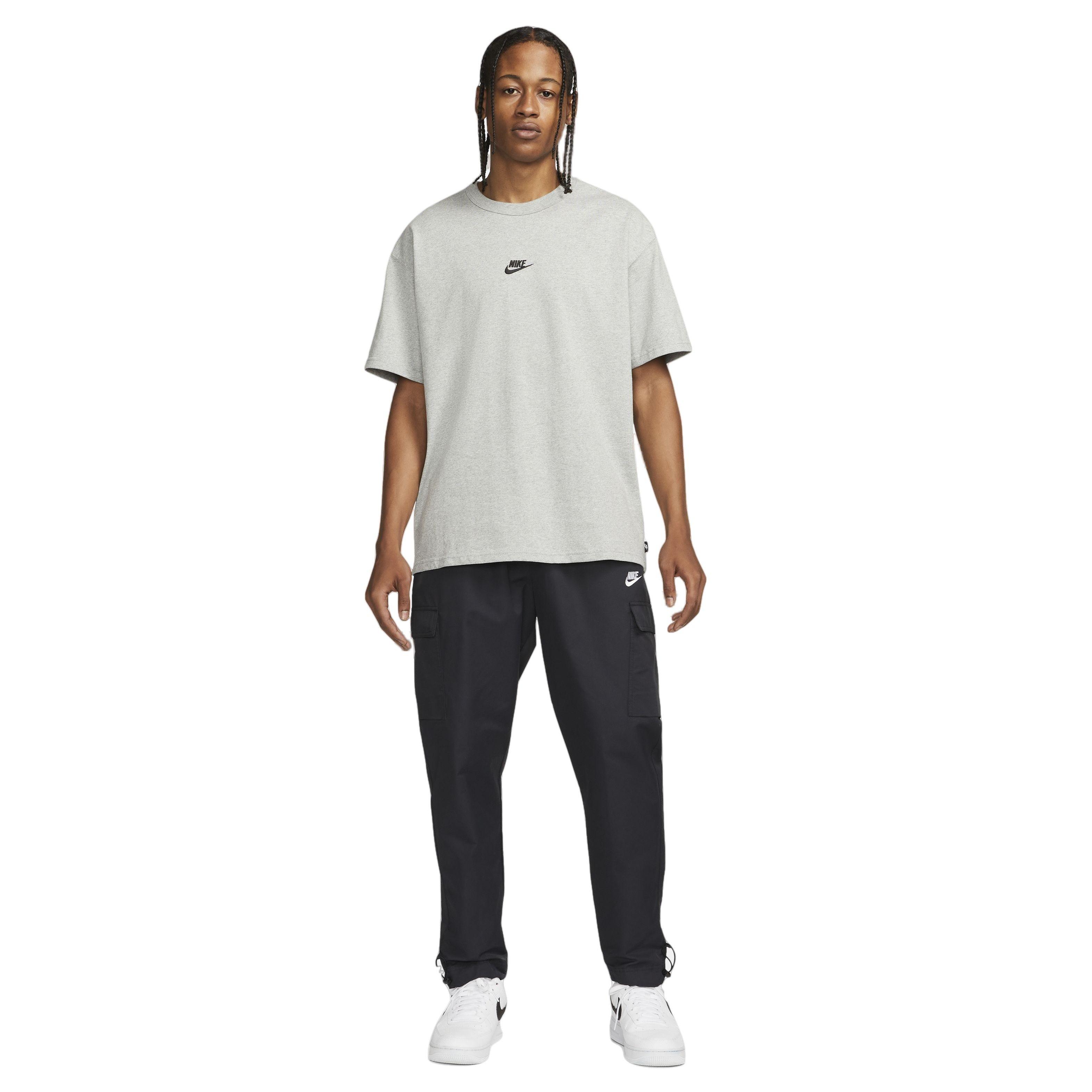 Nike Men's Sportswear Premium Essential Tee-Grey - GREY Thumbnail View 4