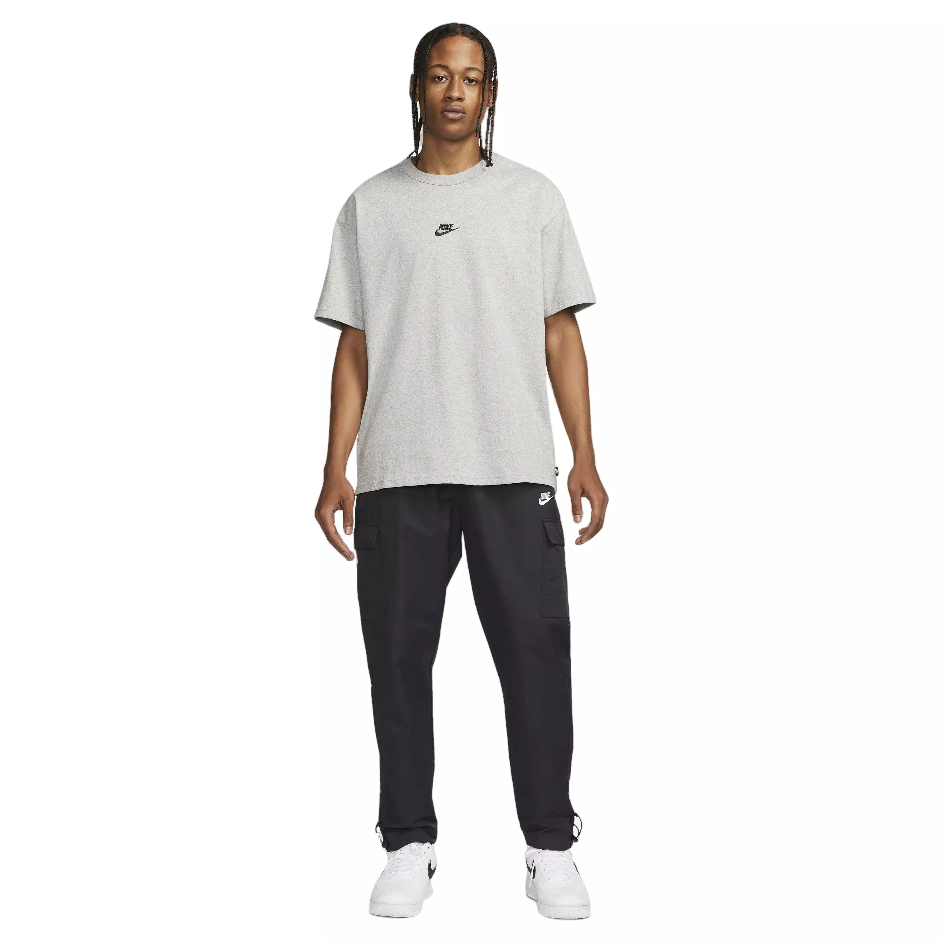 Nike Men's Sportswear Premium Essential Tee-Grey - GREY
