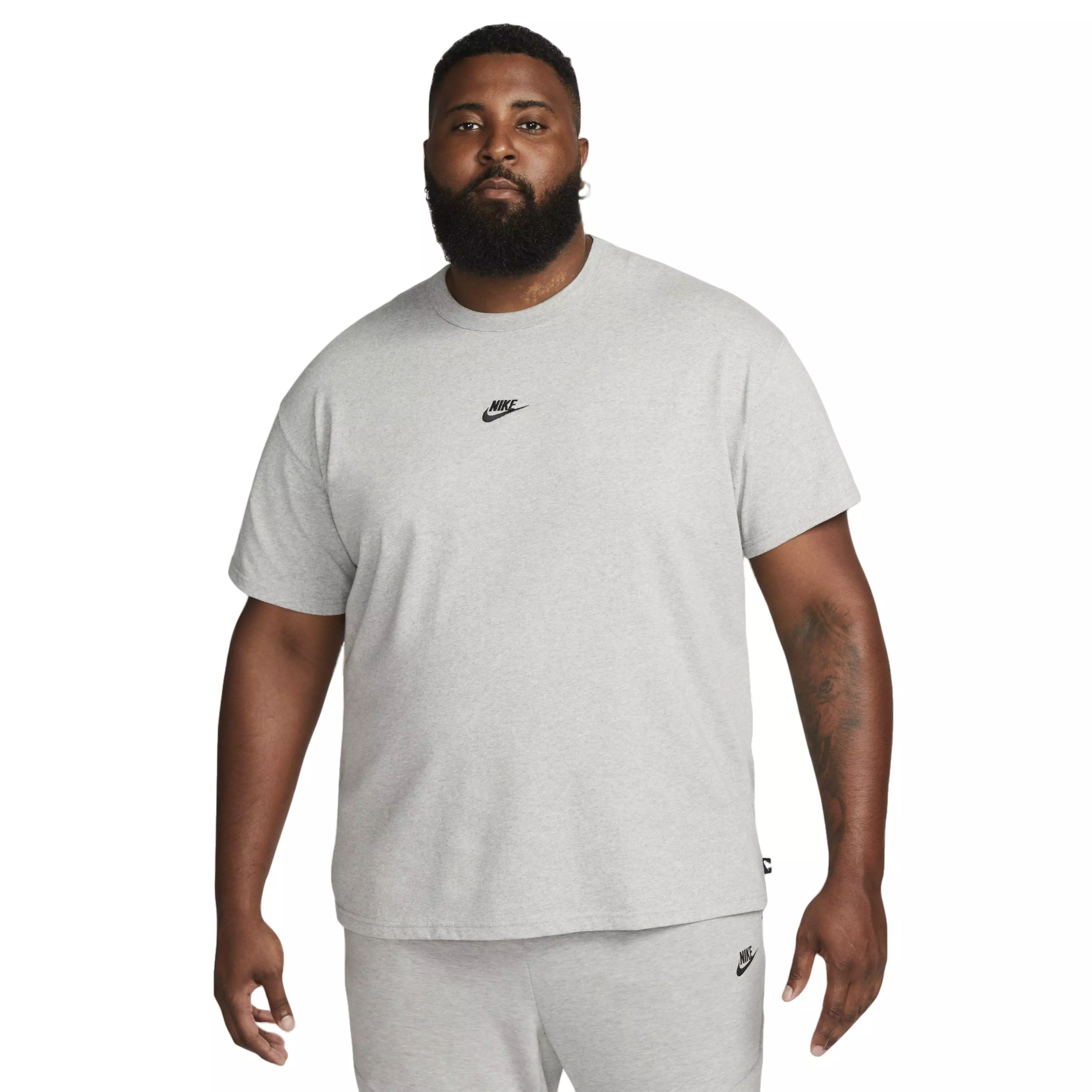 Nike Men's Sportswear Premium Essential Tee-Grey - GREY