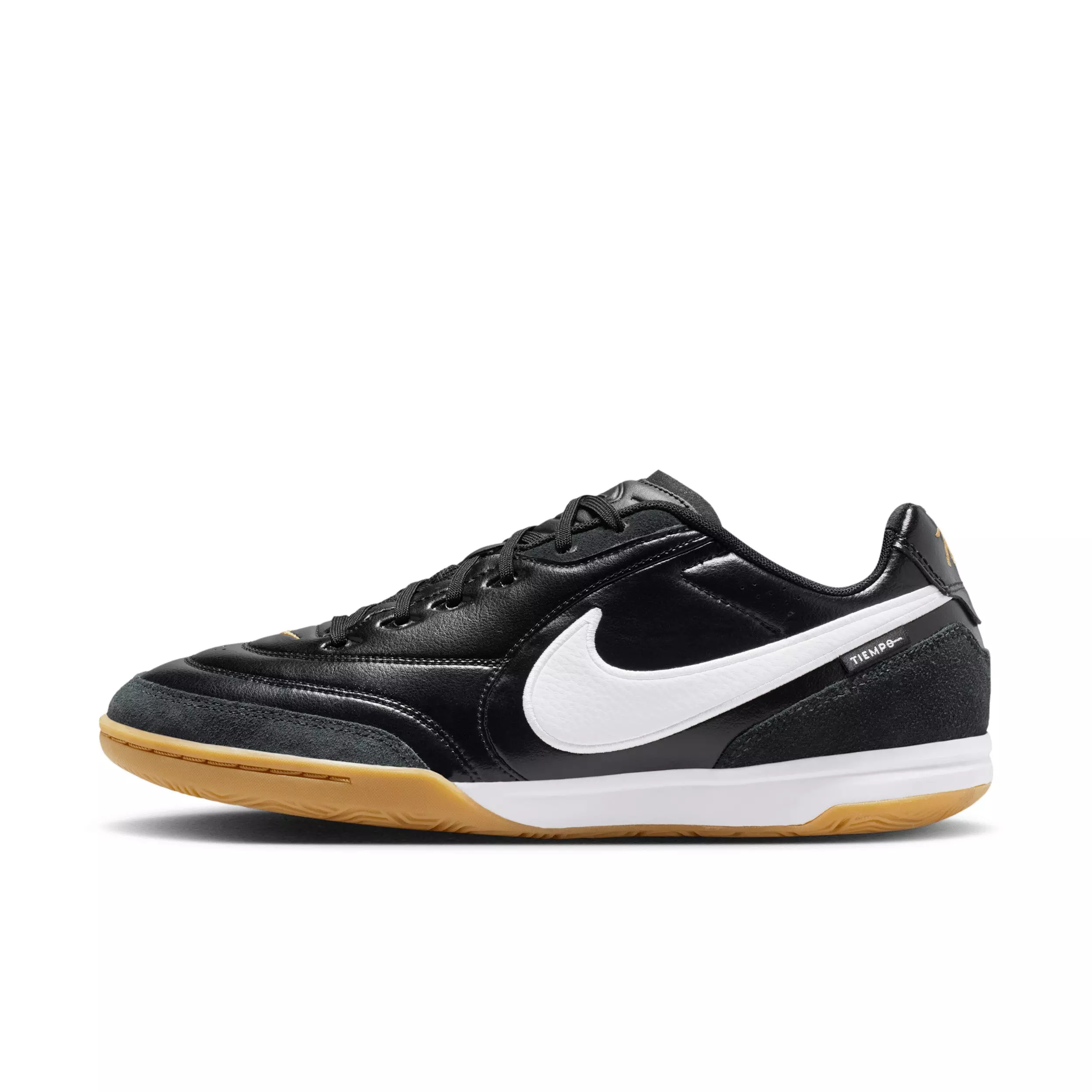 Nike Tiempo Streetgato IC "Black/White" Men's Soccer Shoe - BLACK/WHITE