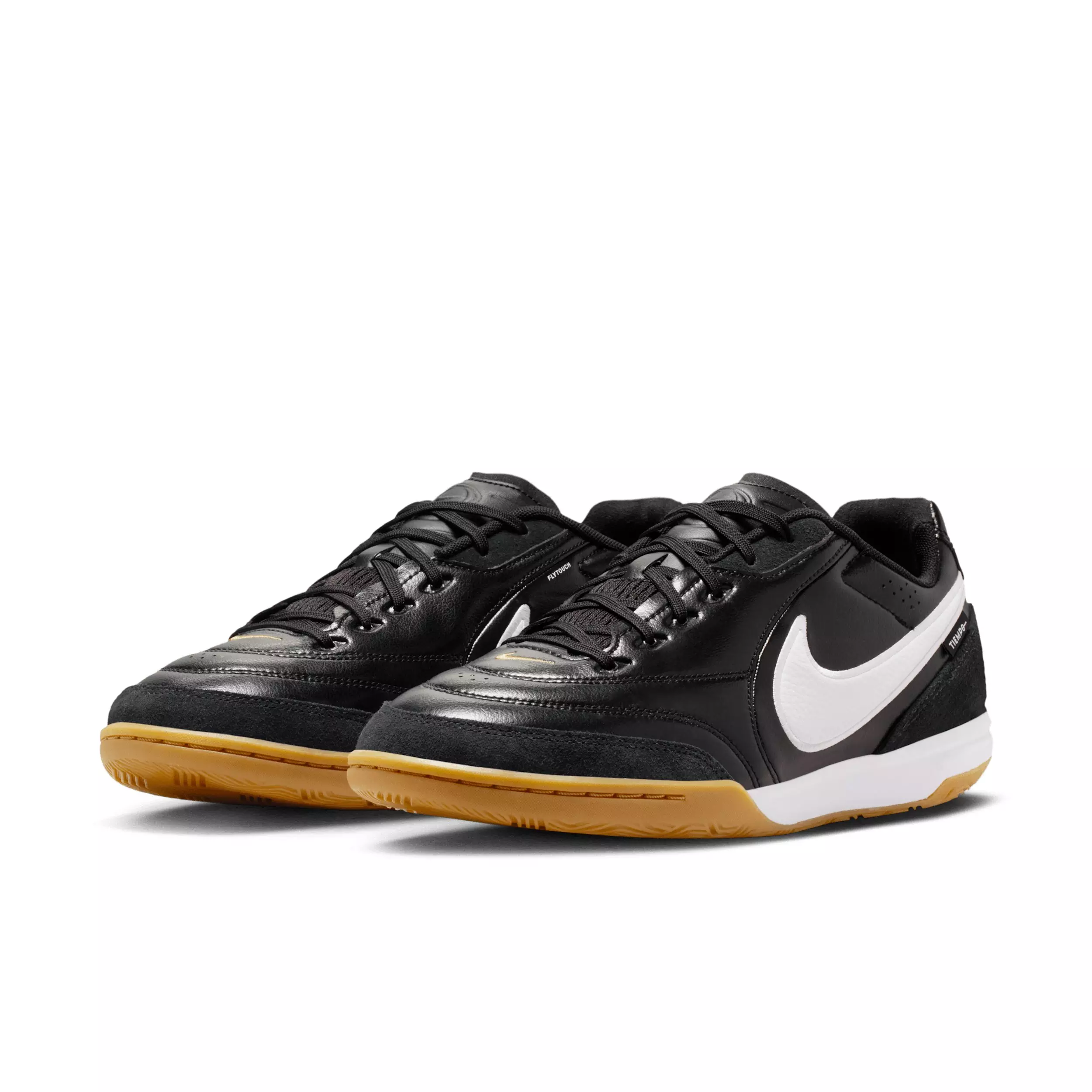 Nike Tiempo Streetgato IC "Black/White" Men's Soccer Shoe - BLACK/WHITE