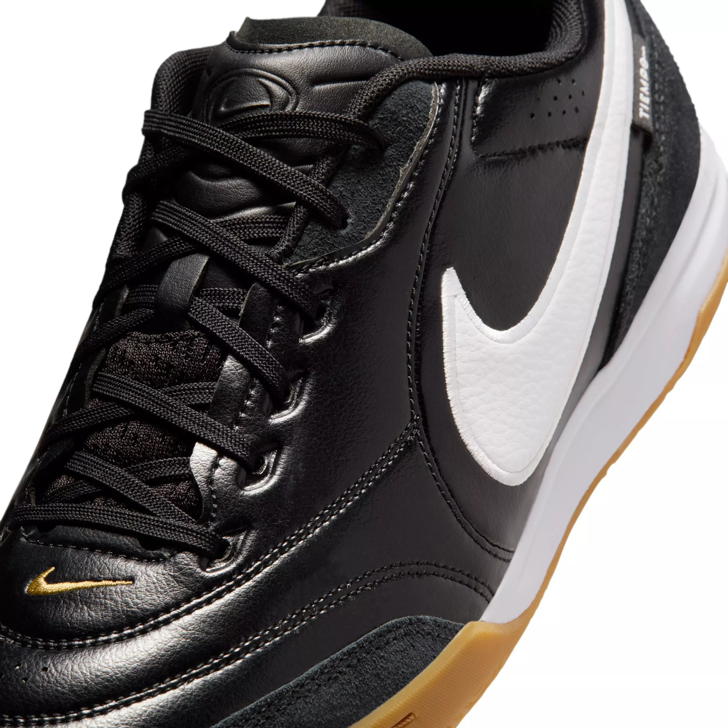 Nike Tiempo Streetgato IC "Black/White" Men's Soccer Shoe - BLACK/WHITE