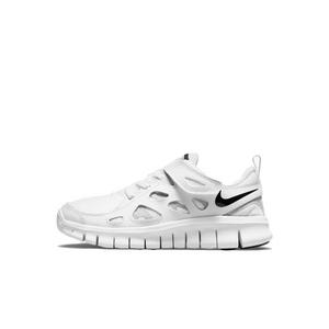 Nike Free Run 2 "White/Wolf Grey/Black" Preschool Boys' Shoe