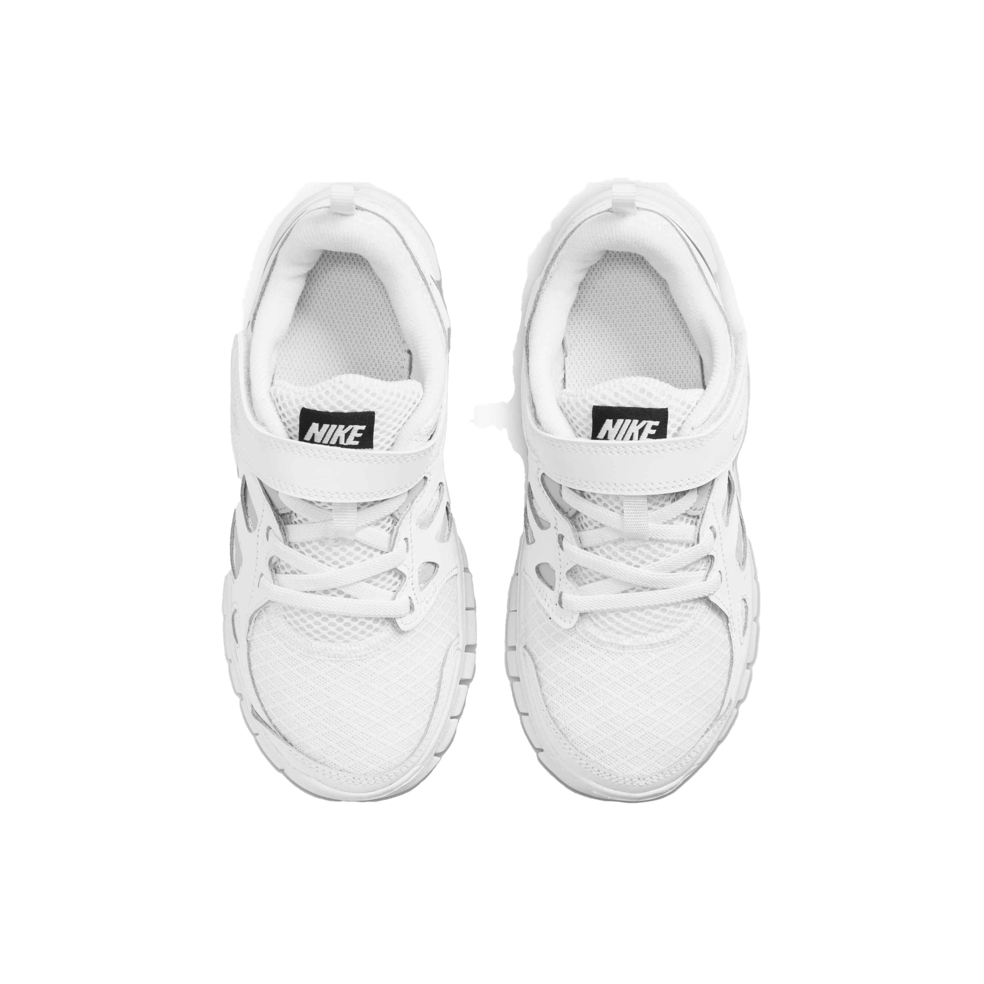 Nike Free Run 2 Preschool Boys' "White/Wolf Grey/Black" Shoe