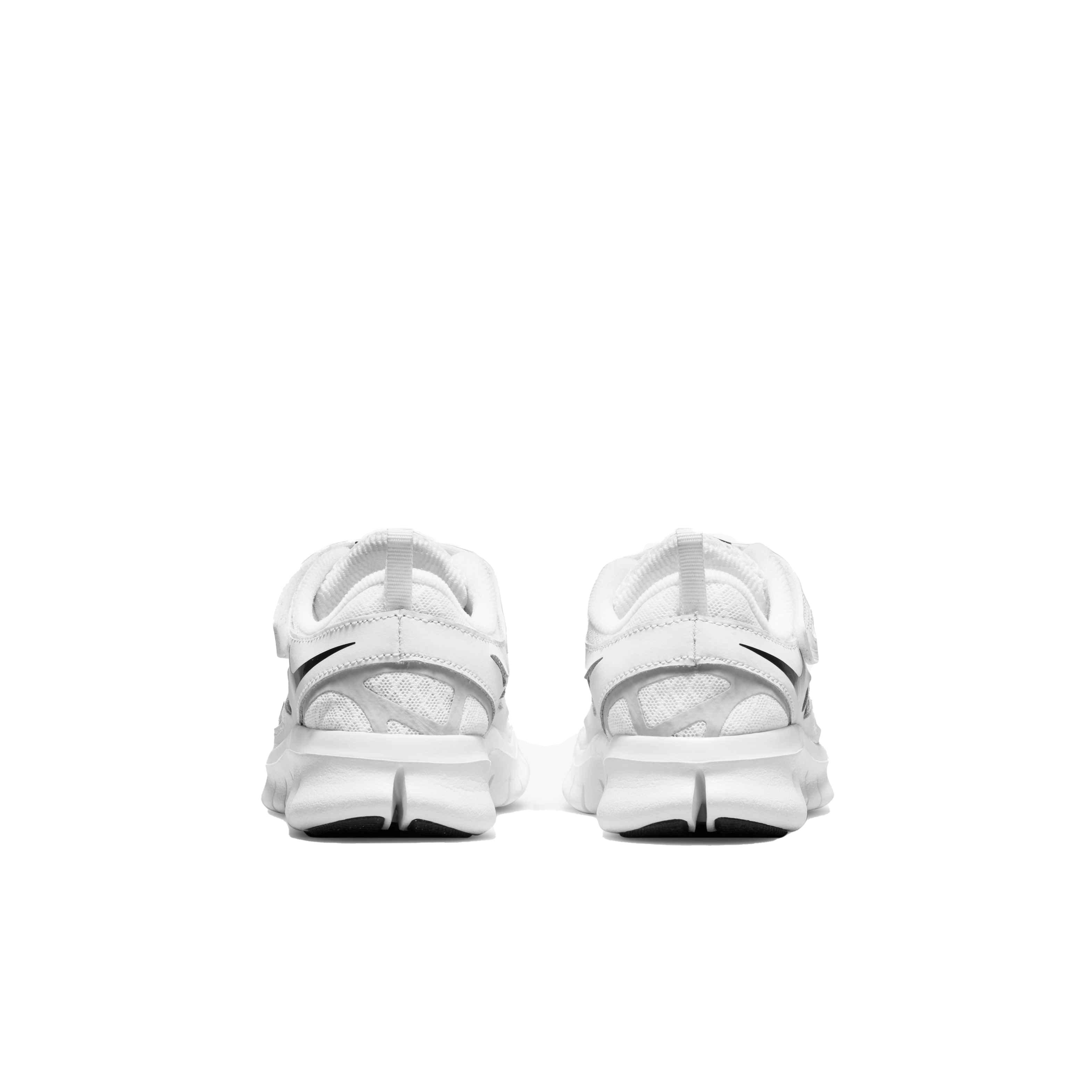 Nike Free Run 2 Preschool Boys' "White/Wolf Grey/Black" Shoe
