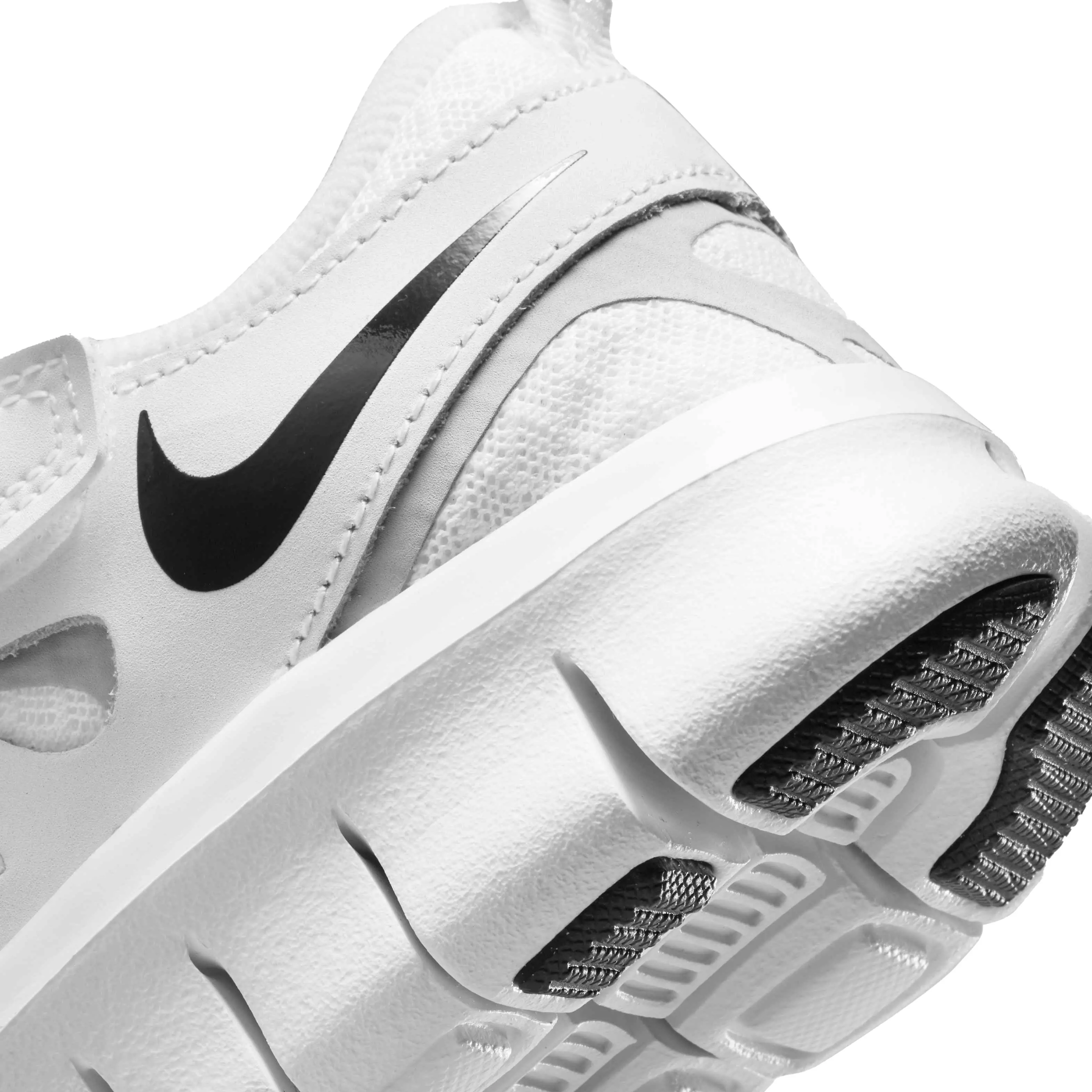 Nike Free Run 2 "White/Wolf Grey/Black" Preschool Boys' Shoe - WHITE