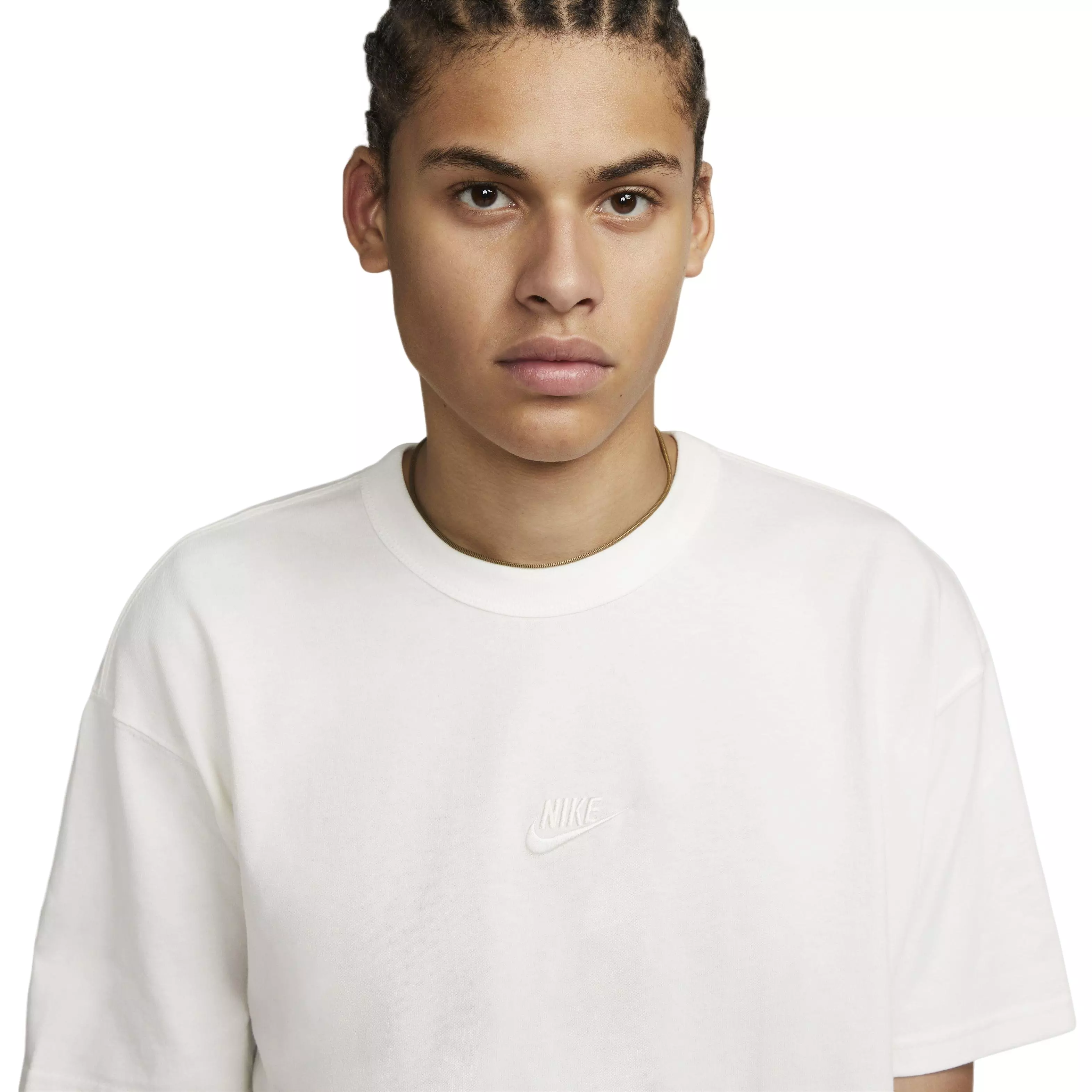 Nike Men's Sportswear Premium Essential SUST T-Shirt-Sail - WHITE