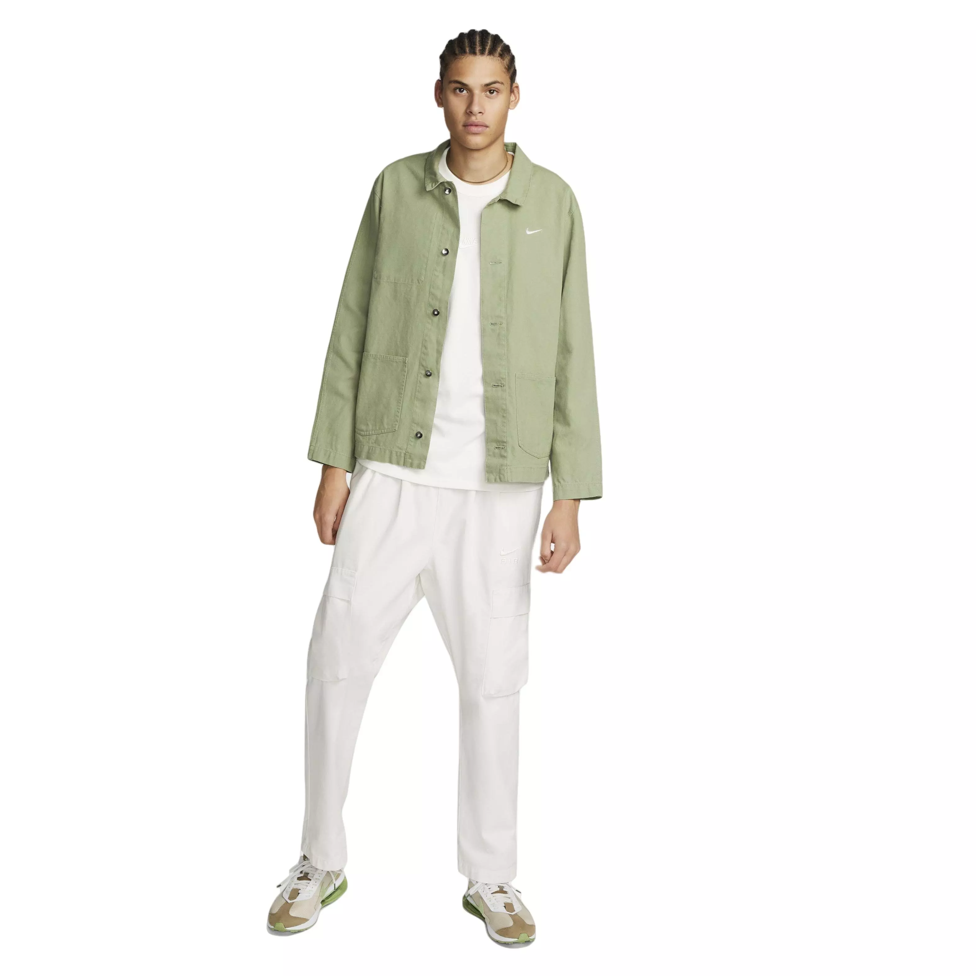 Nike Men's Sportswear Premium Essential SUST T-Shirt-Sail - WHITE