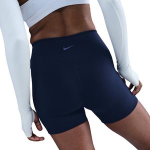 Nike Women's One High-Waisted 5" Biker Shorts -Navy